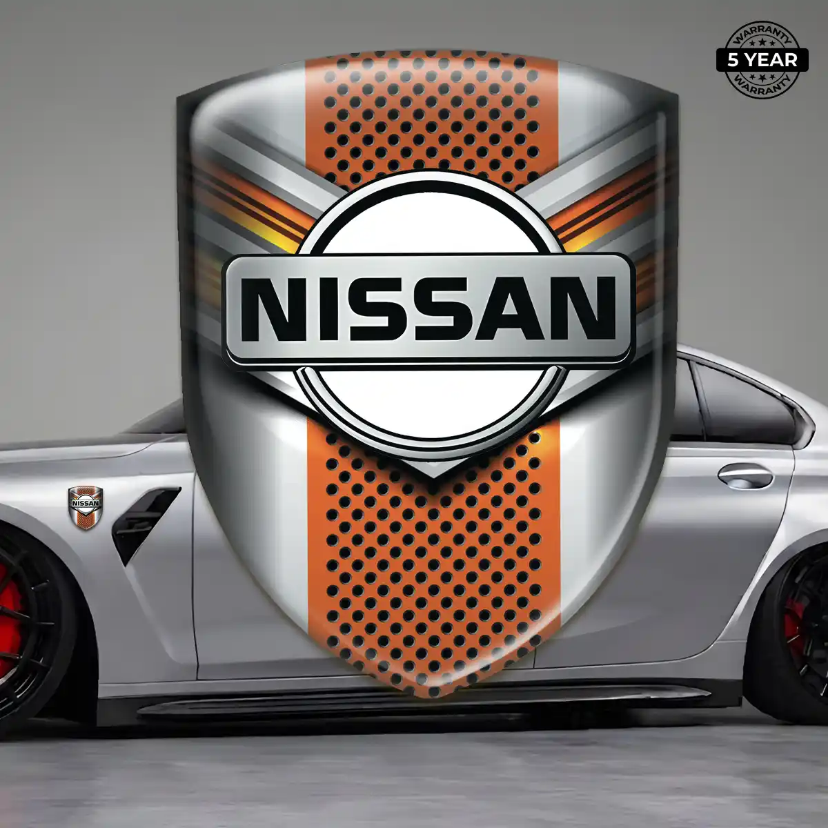 Nissan Automotive Resin Decal Premium Dome