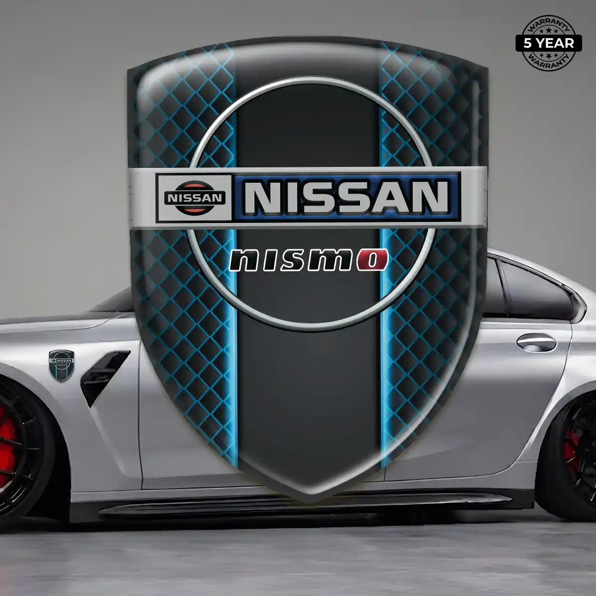 Nissan Automotive Resin Decal Refined Design