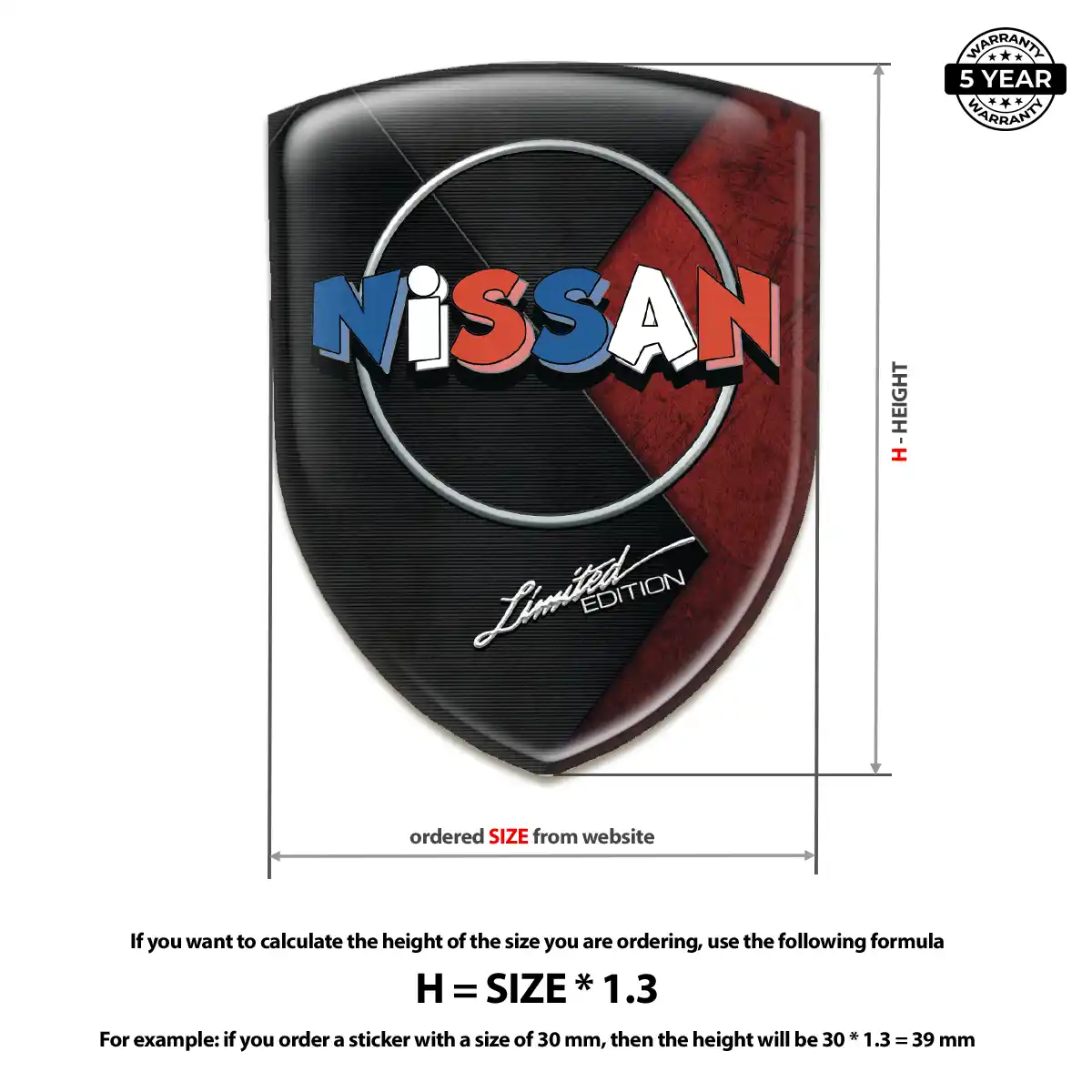 Nissan Badge Elite Finish