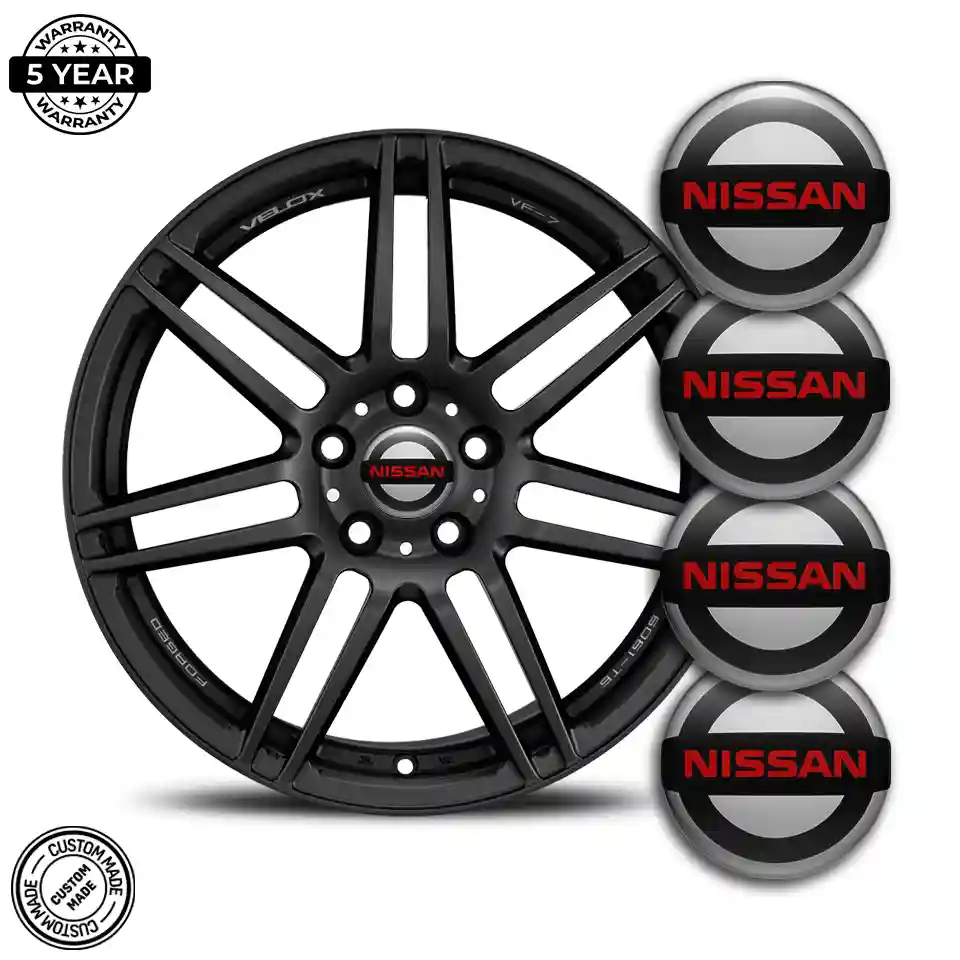 Nissan Badge Emblems Center Cap Elite Finish