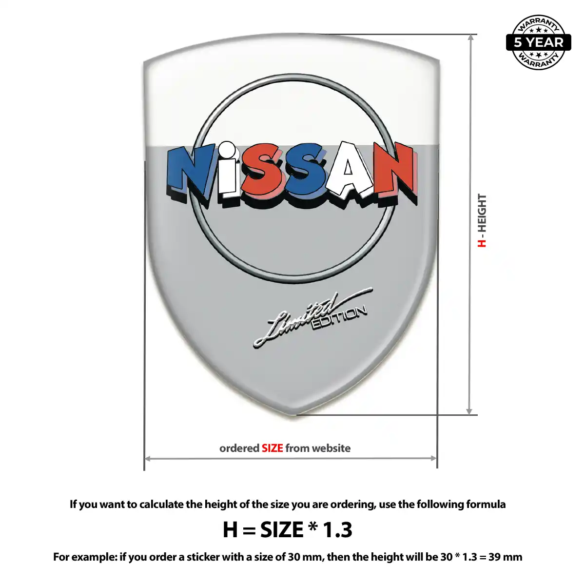 Nissan Badge Premium Dome
