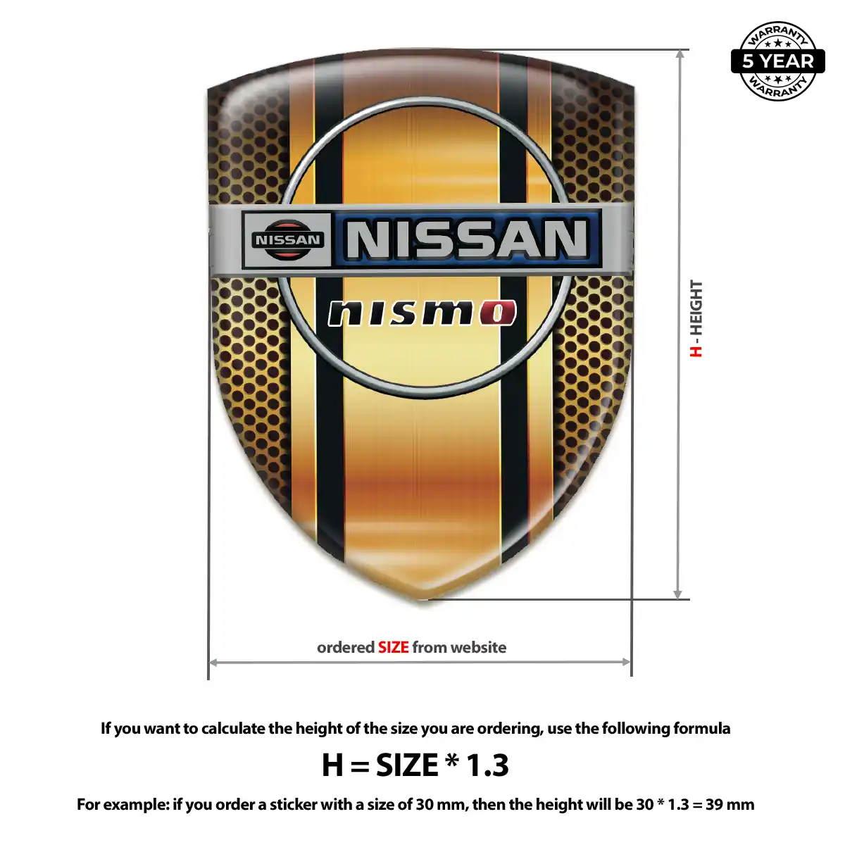 Nissan Badge Resin Elite