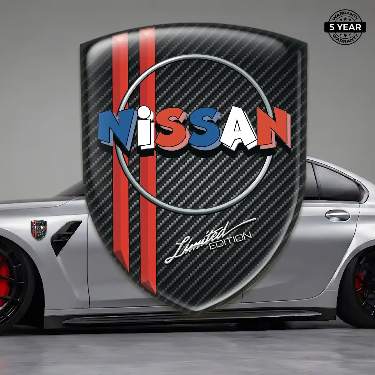 Nissan Car Badge Sticker Elite Edition