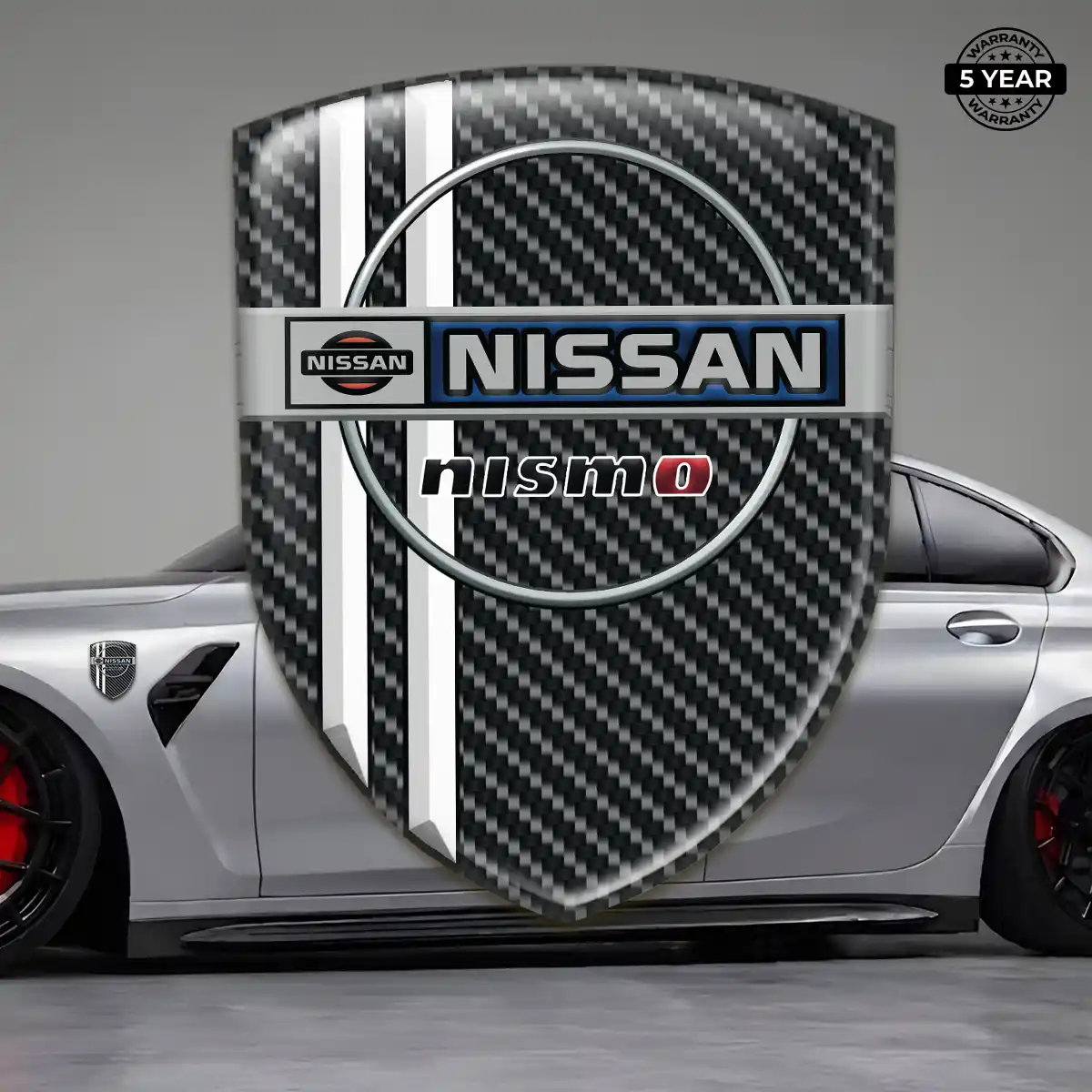 Nissan Car Badge Sticker Opulent Line