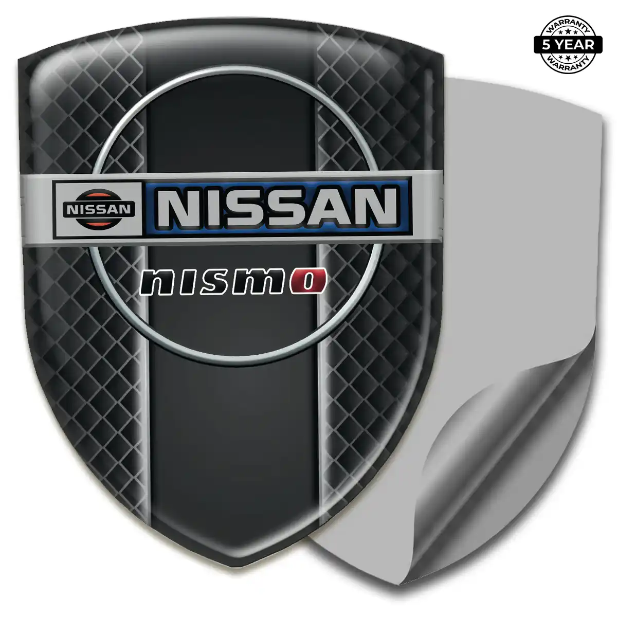 Nissan Car Badge Sticker Premium Dome