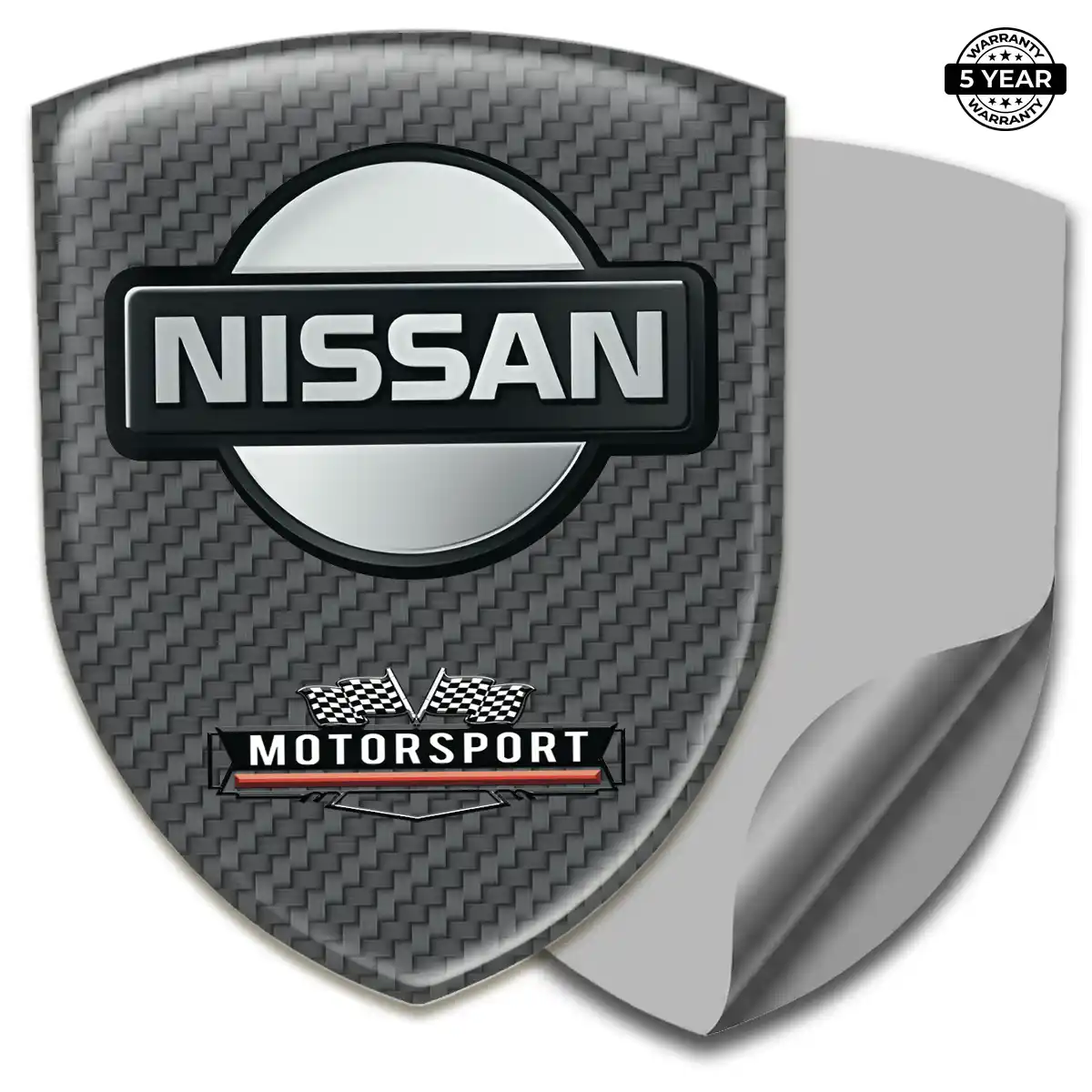 Nissan Car Badge Sticker Refined Design