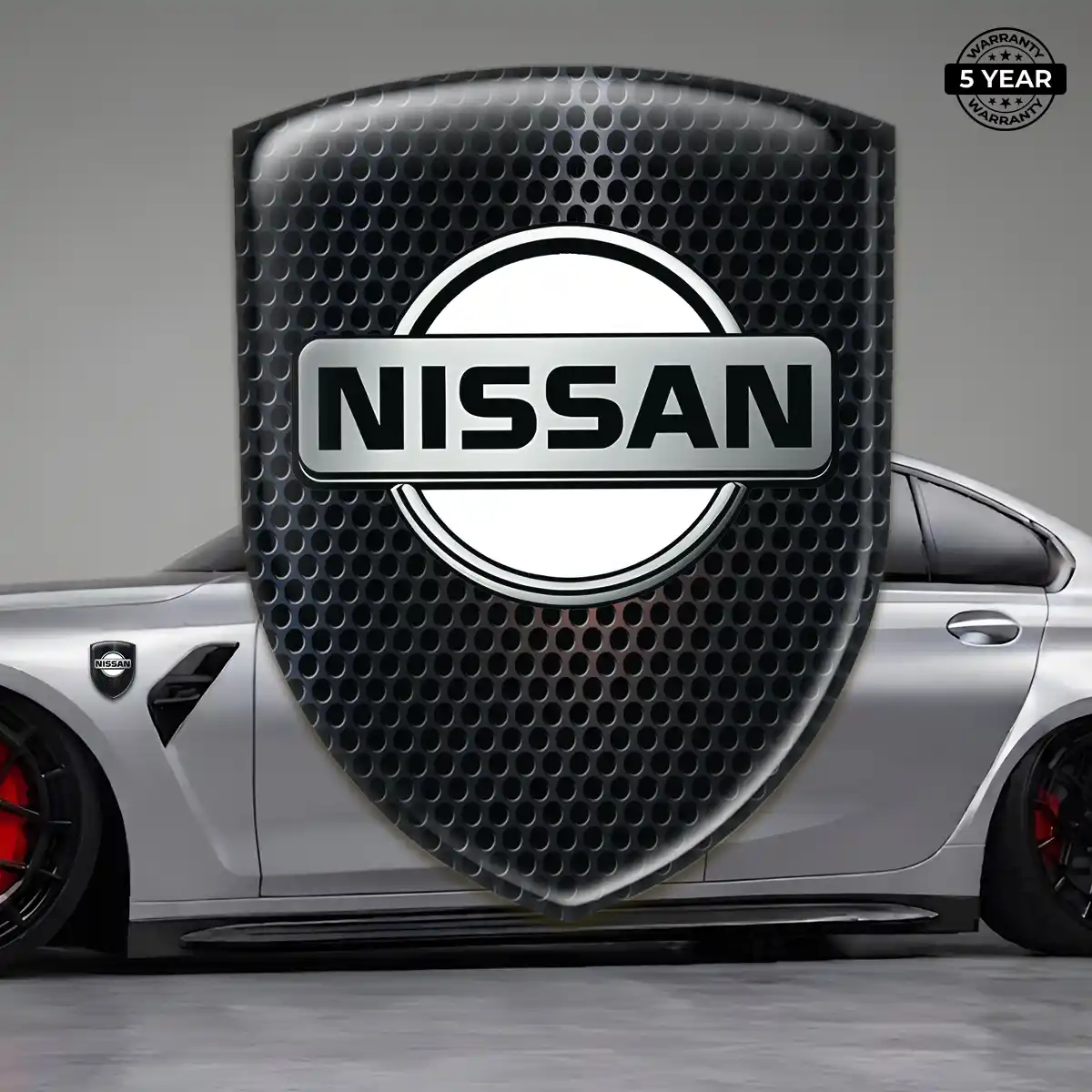 Nissan Car Badge Sticker Resin Luxe