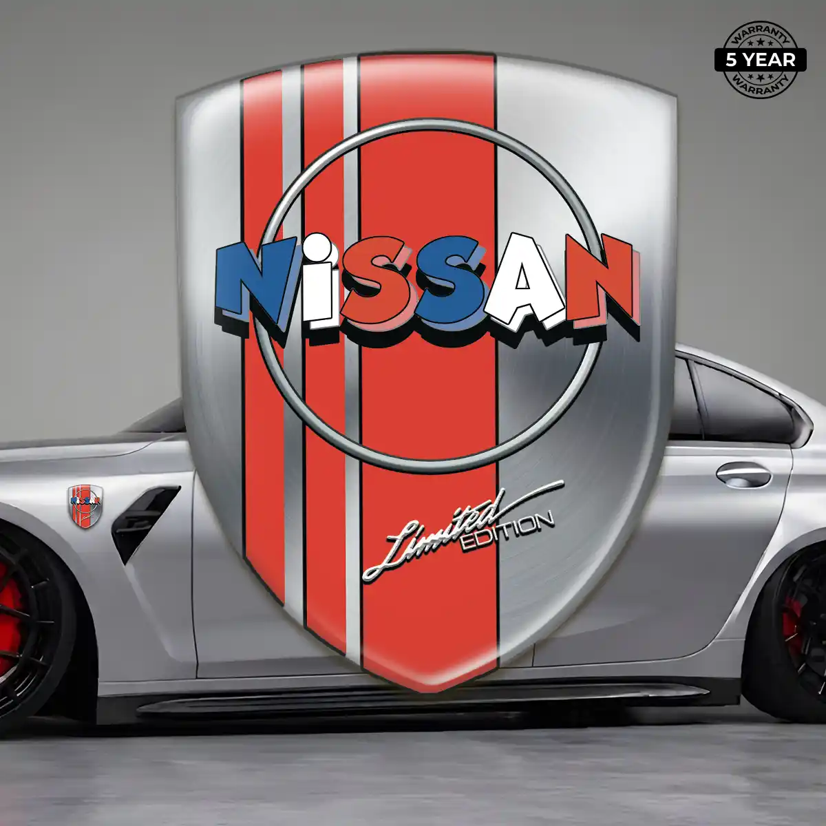 Nissan Car Emblem Decal Exterior Luxe