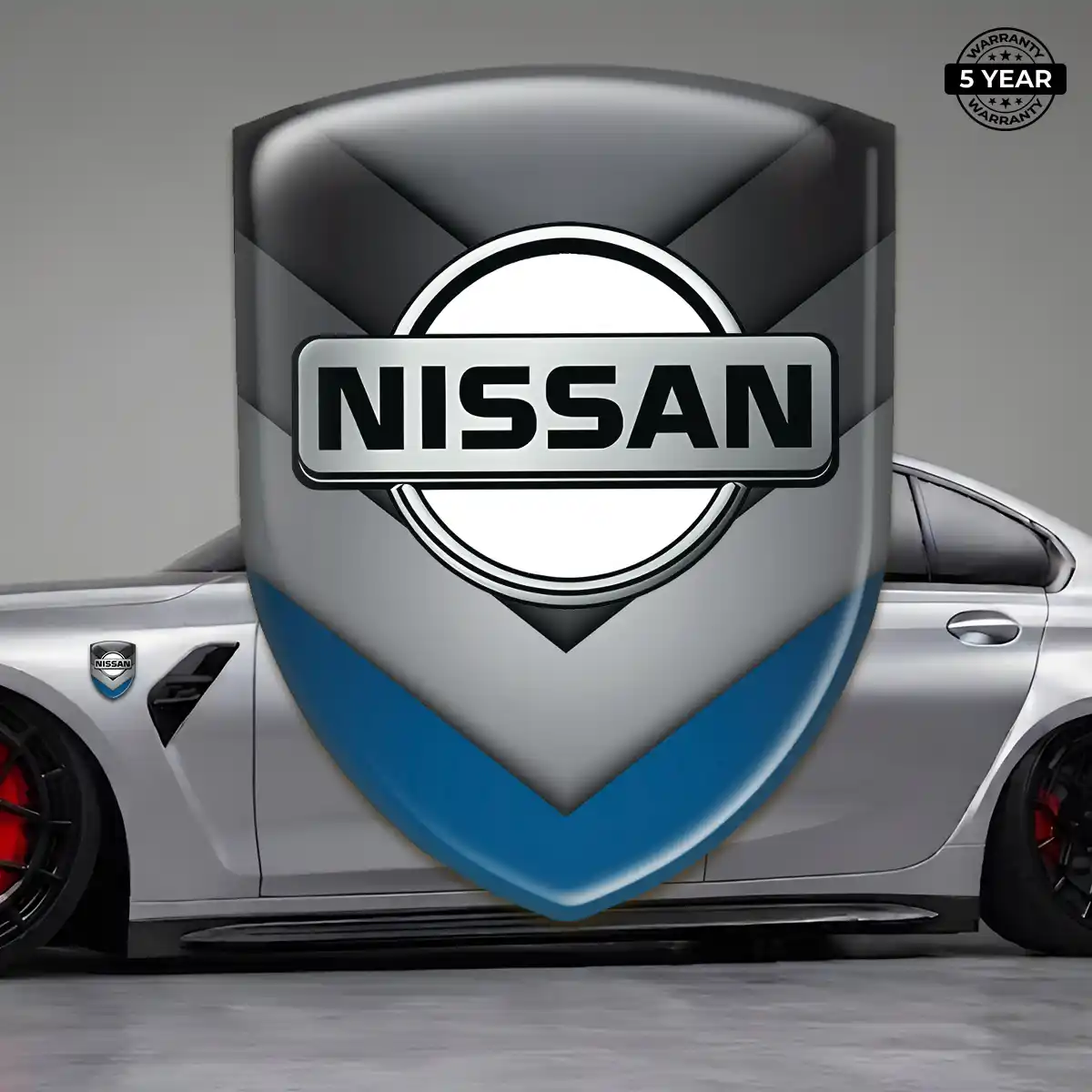 Nissan Car Emblem Decal Interior Elegance