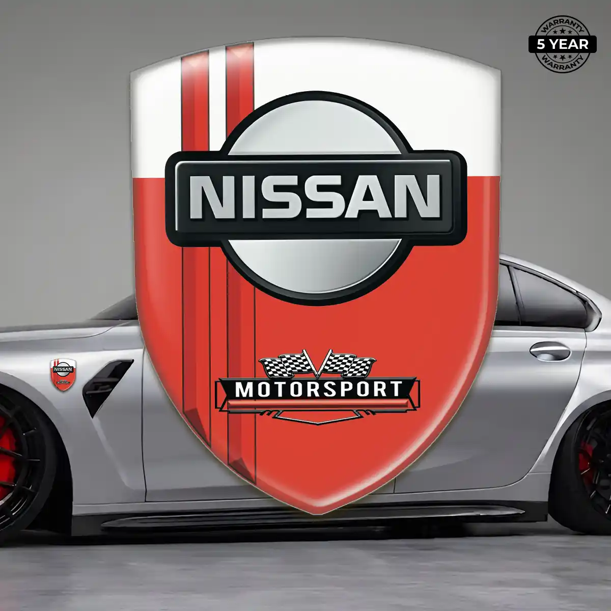 Nissan Car Emblem Decal Premium Dome