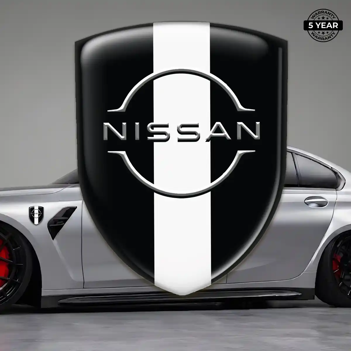 Nissan Car Emblem Decal Refined Design