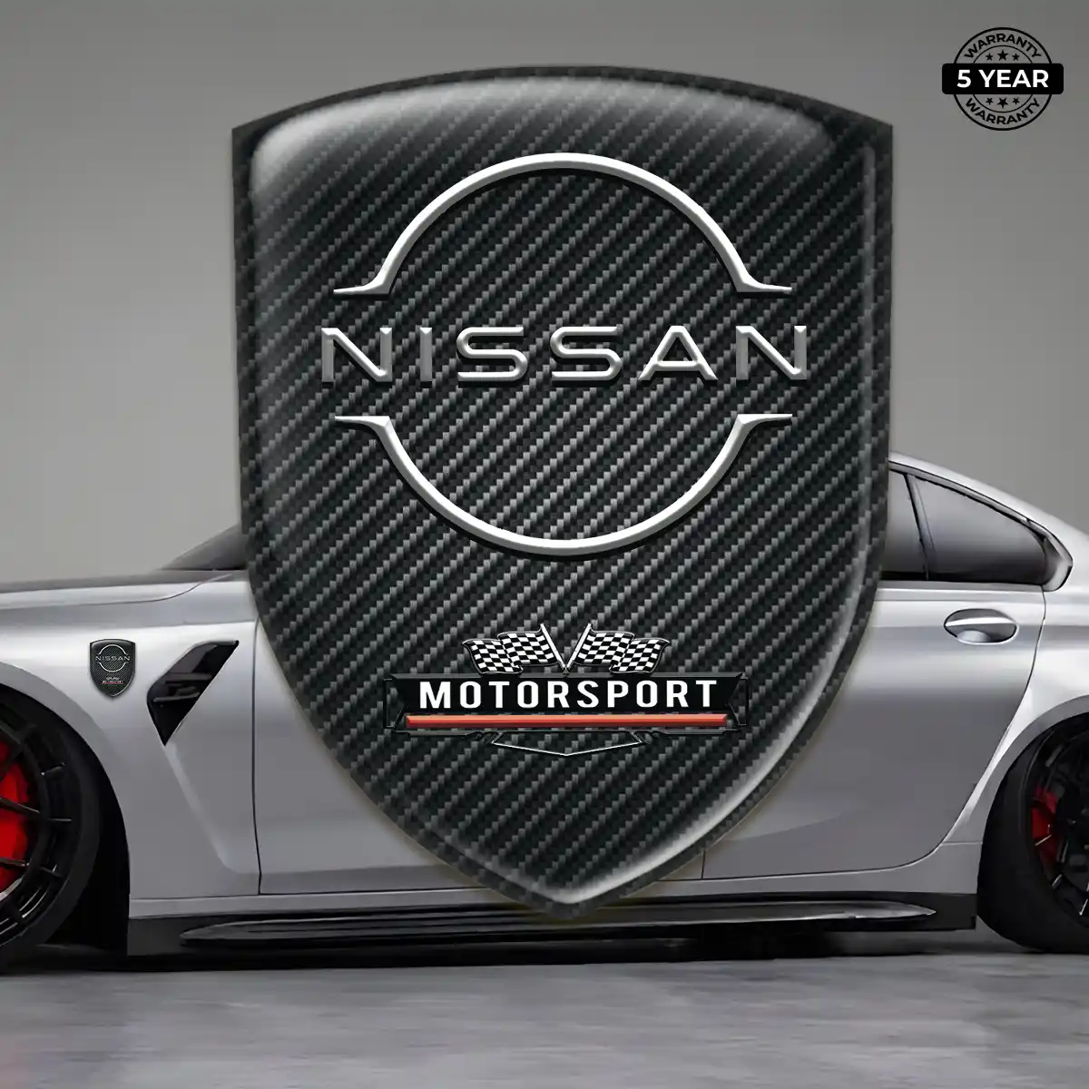 Nissan Car Emblem Decal Resin Luxe