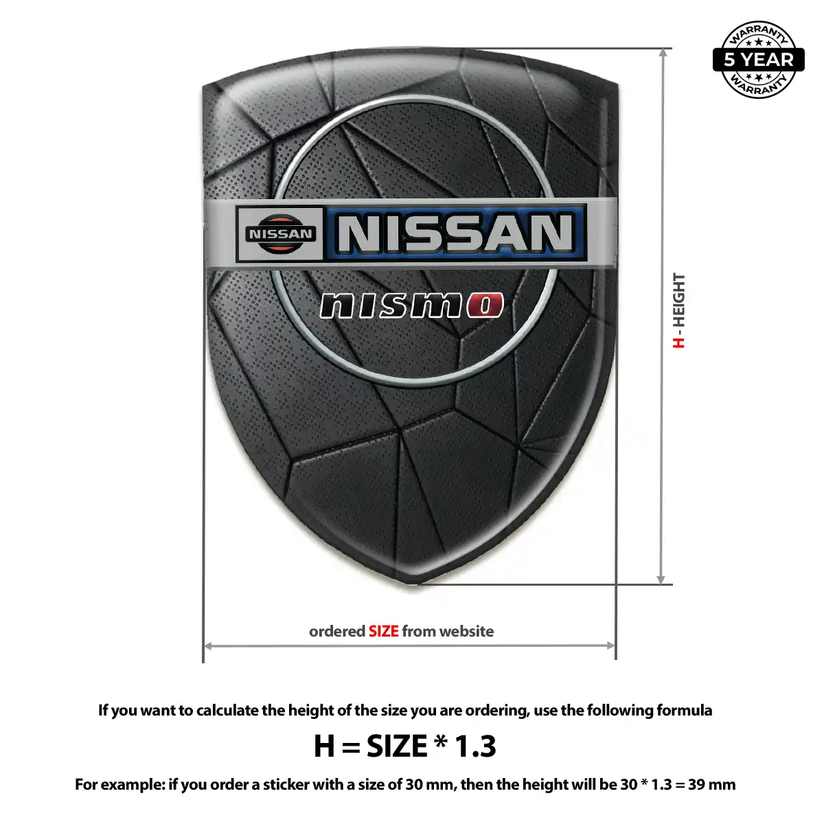 Nissan Car Emblem Decal Sleek Style