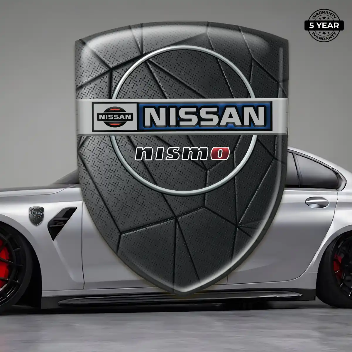 Nissan Car Emblem Decal Sleek Style