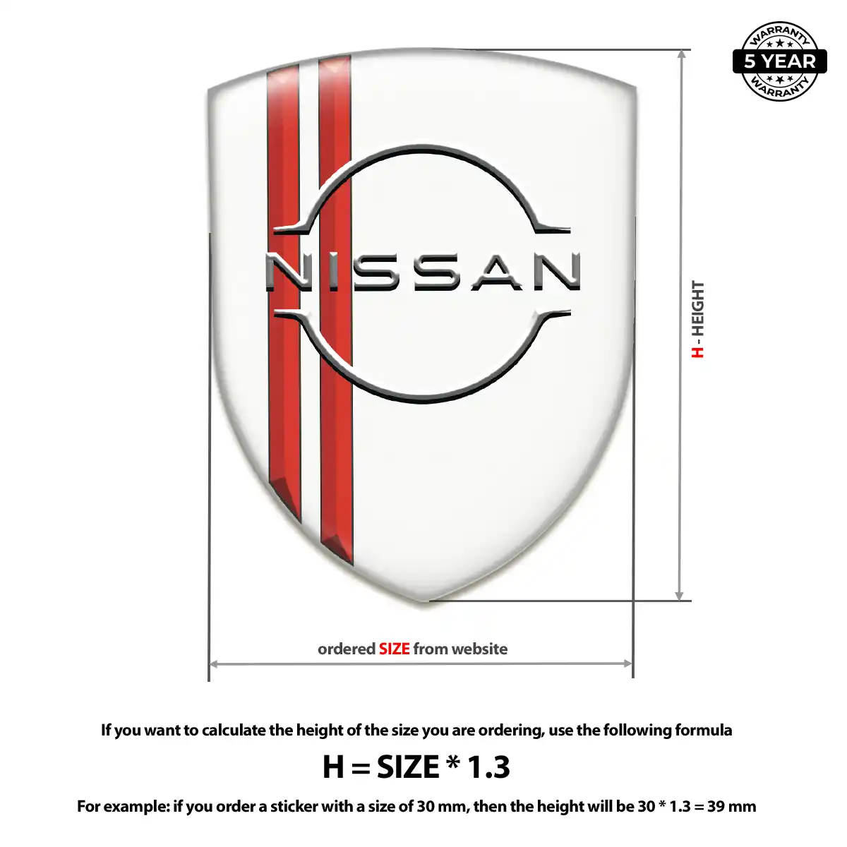 Nissan Car Emblem Decal Street Tuning