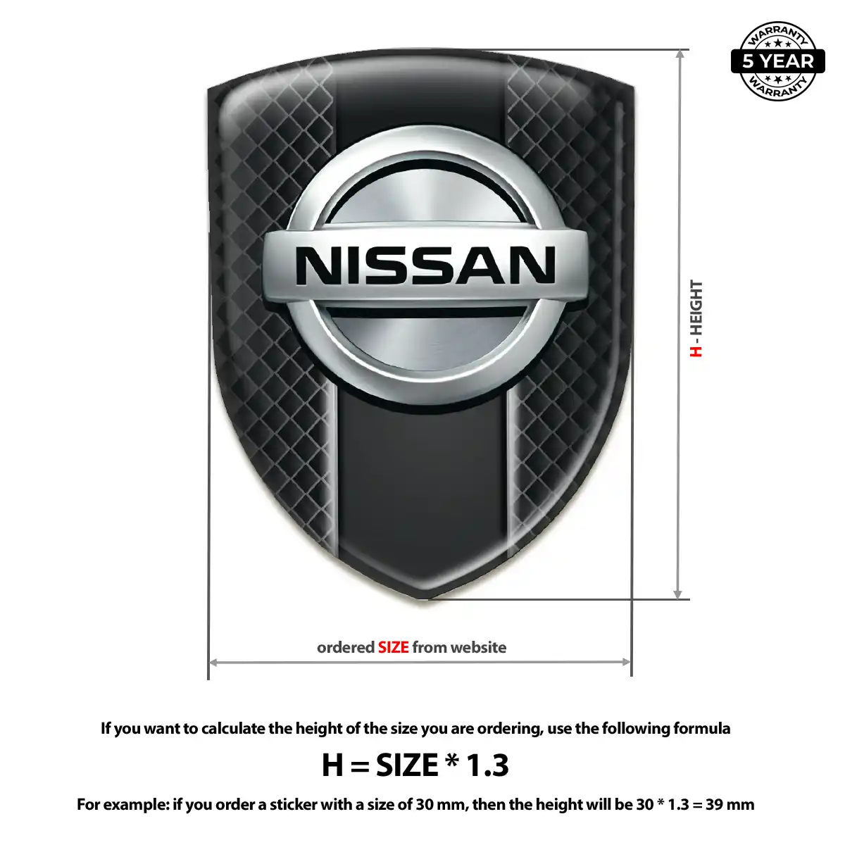 Nissan Car Emblem Decal Superior Craft