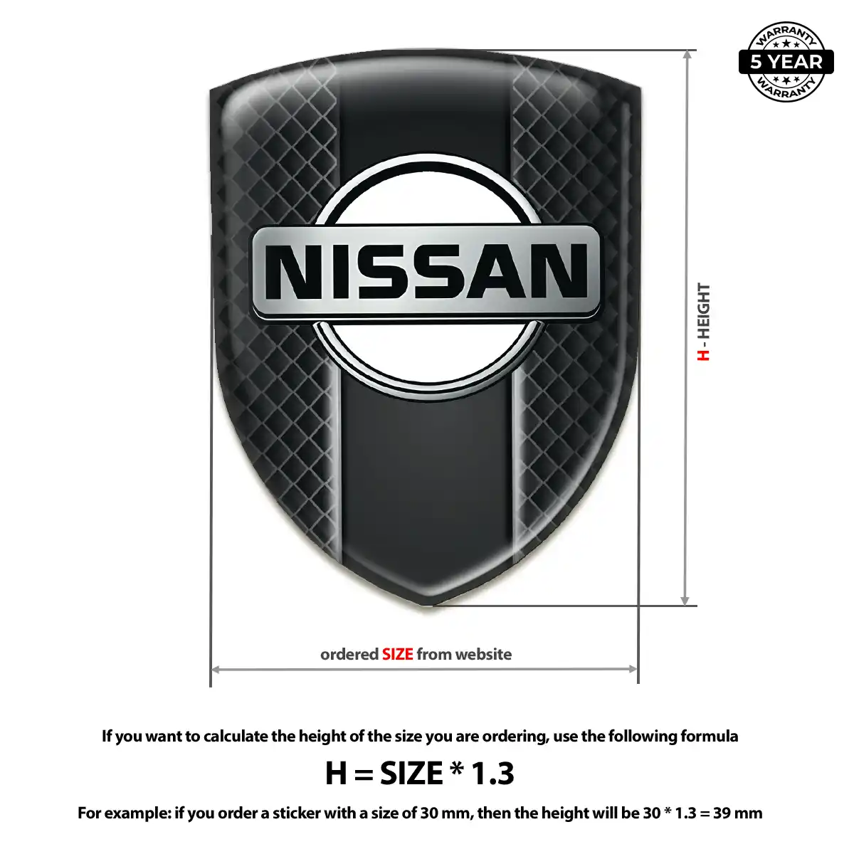 Nissan Car Emblem Overlay Cabin Style