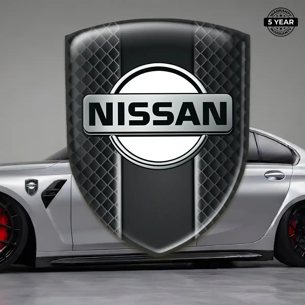 Nissan Car Emblem Overlay Cabin Style