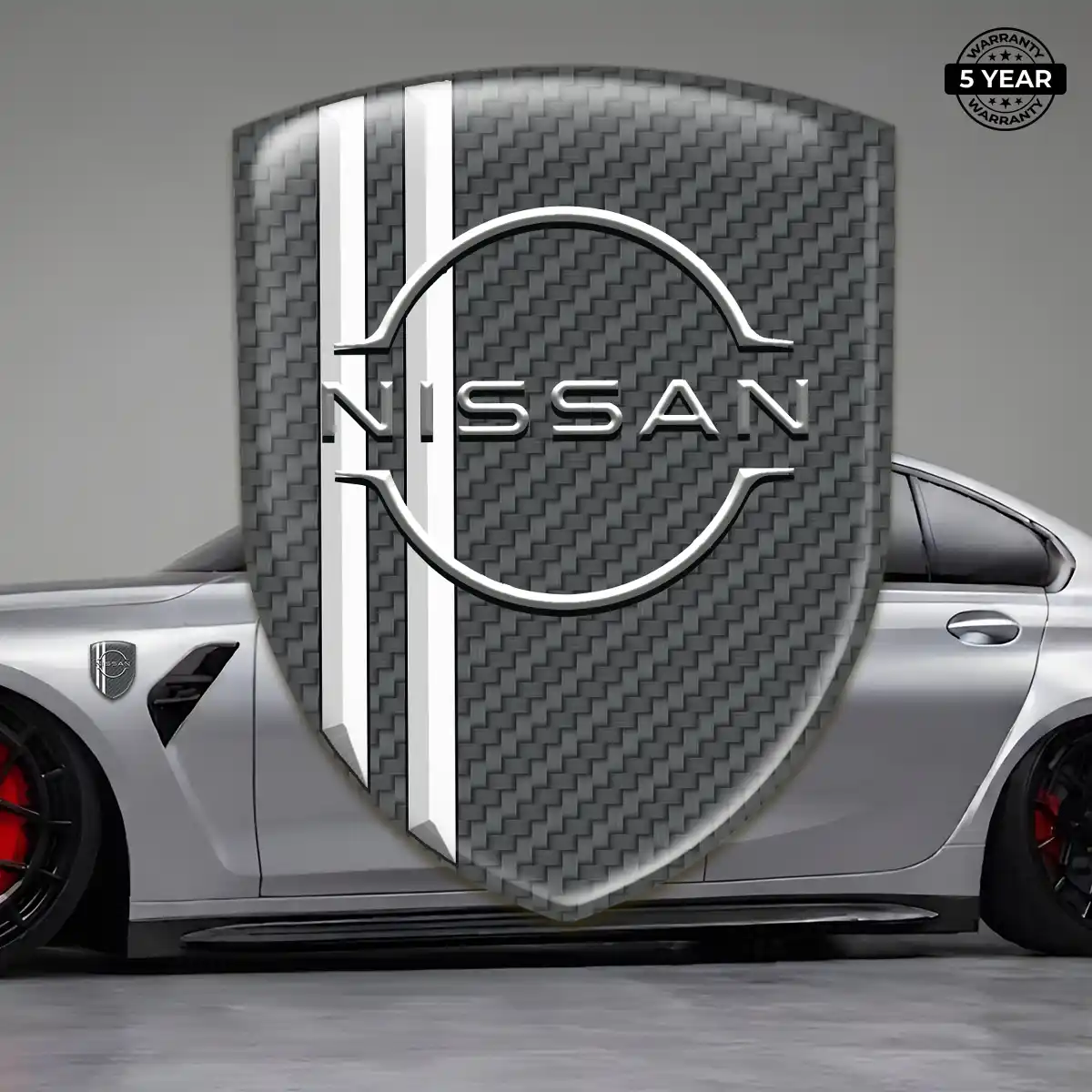Nissan Car Emblem Overlay Deluxe Edition