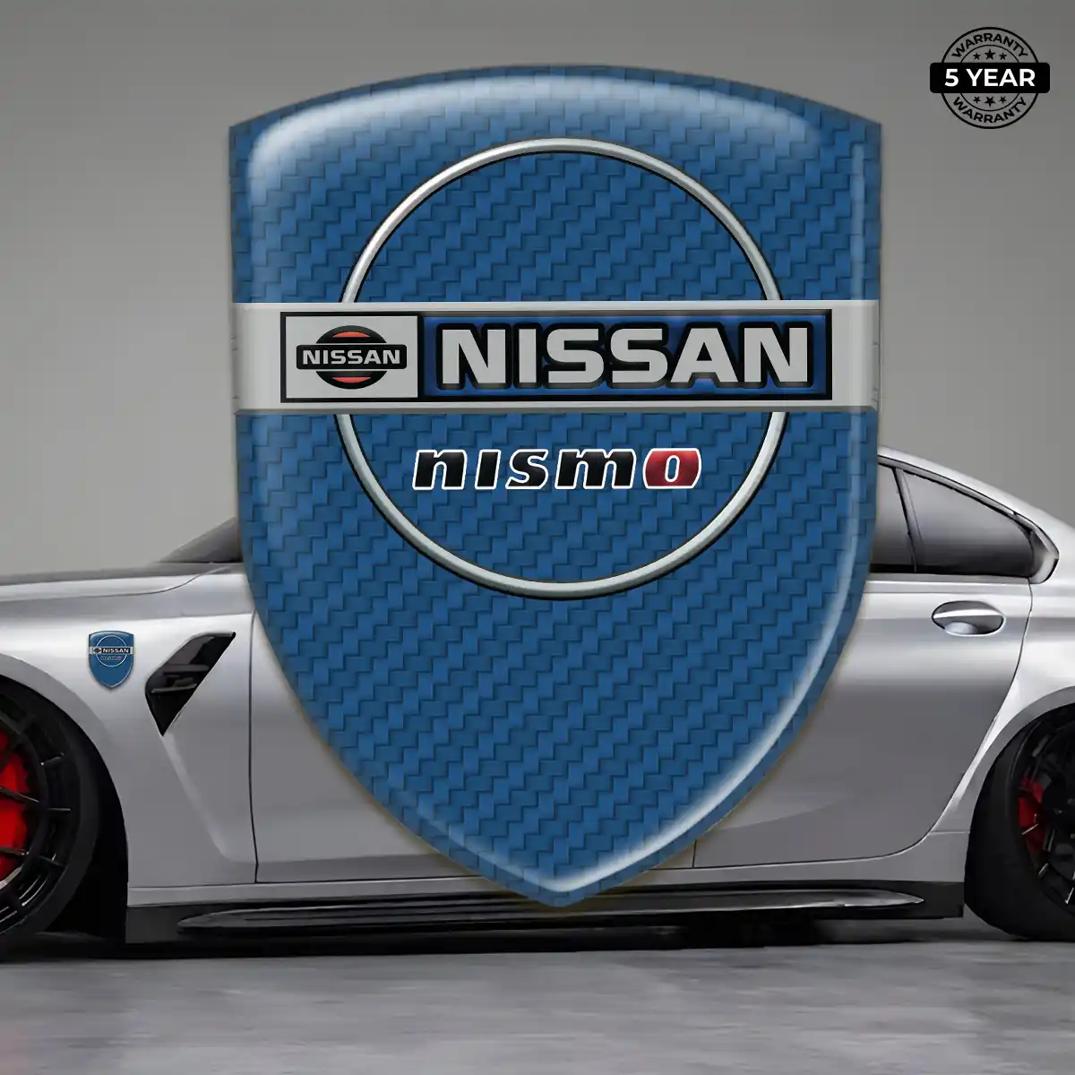 Nissan Car Emblem Overlay Elite Finish