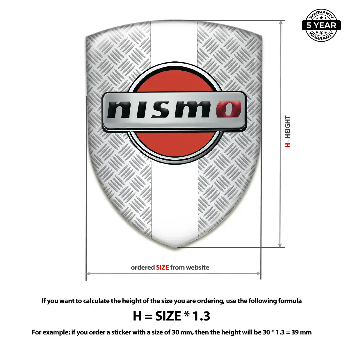 Nissan Car Emblem Overlay Exterior Luxe