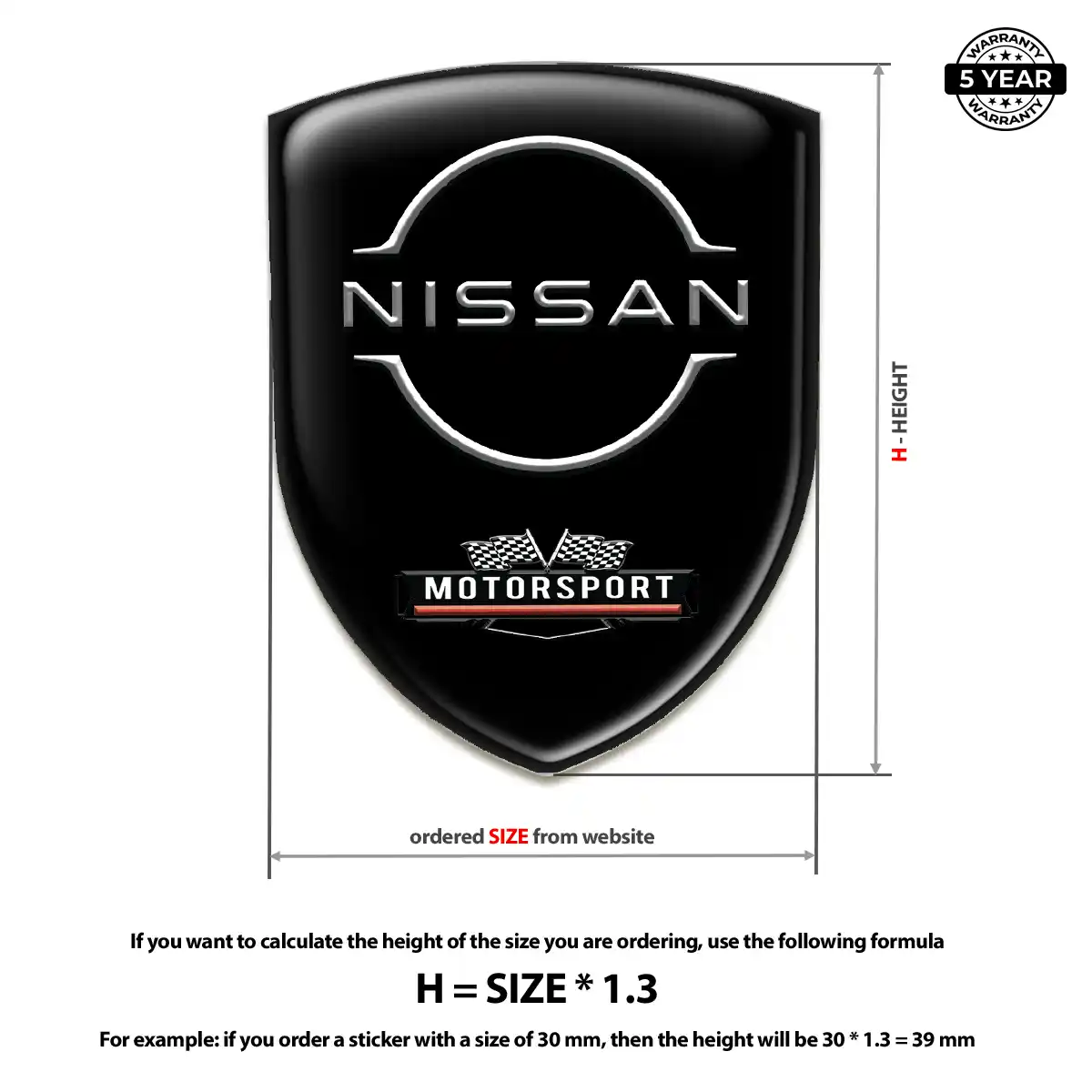 Nissan Car Emblem Overlay Interior Luxe