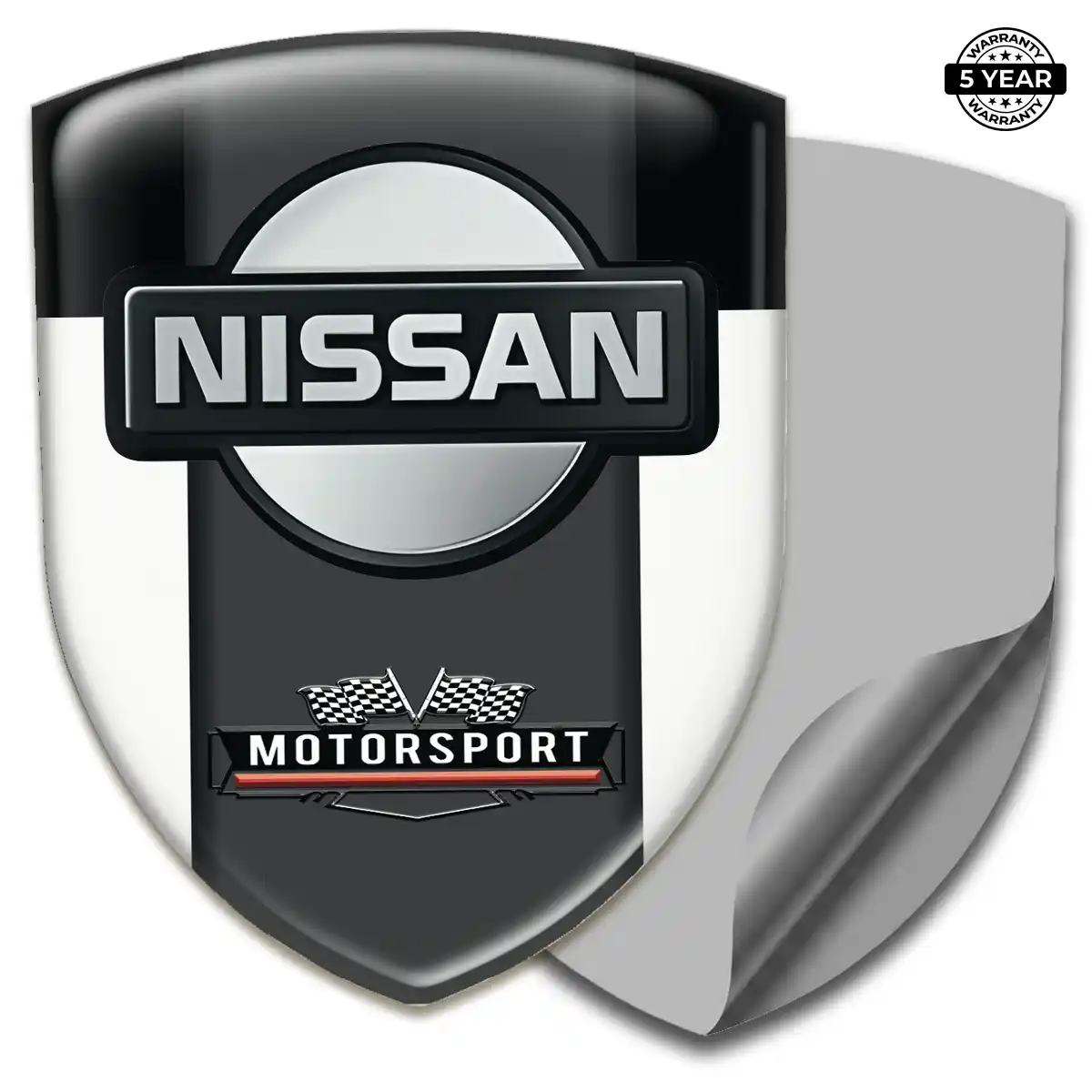 Nissan Car Emblem Overlay Opulent Line