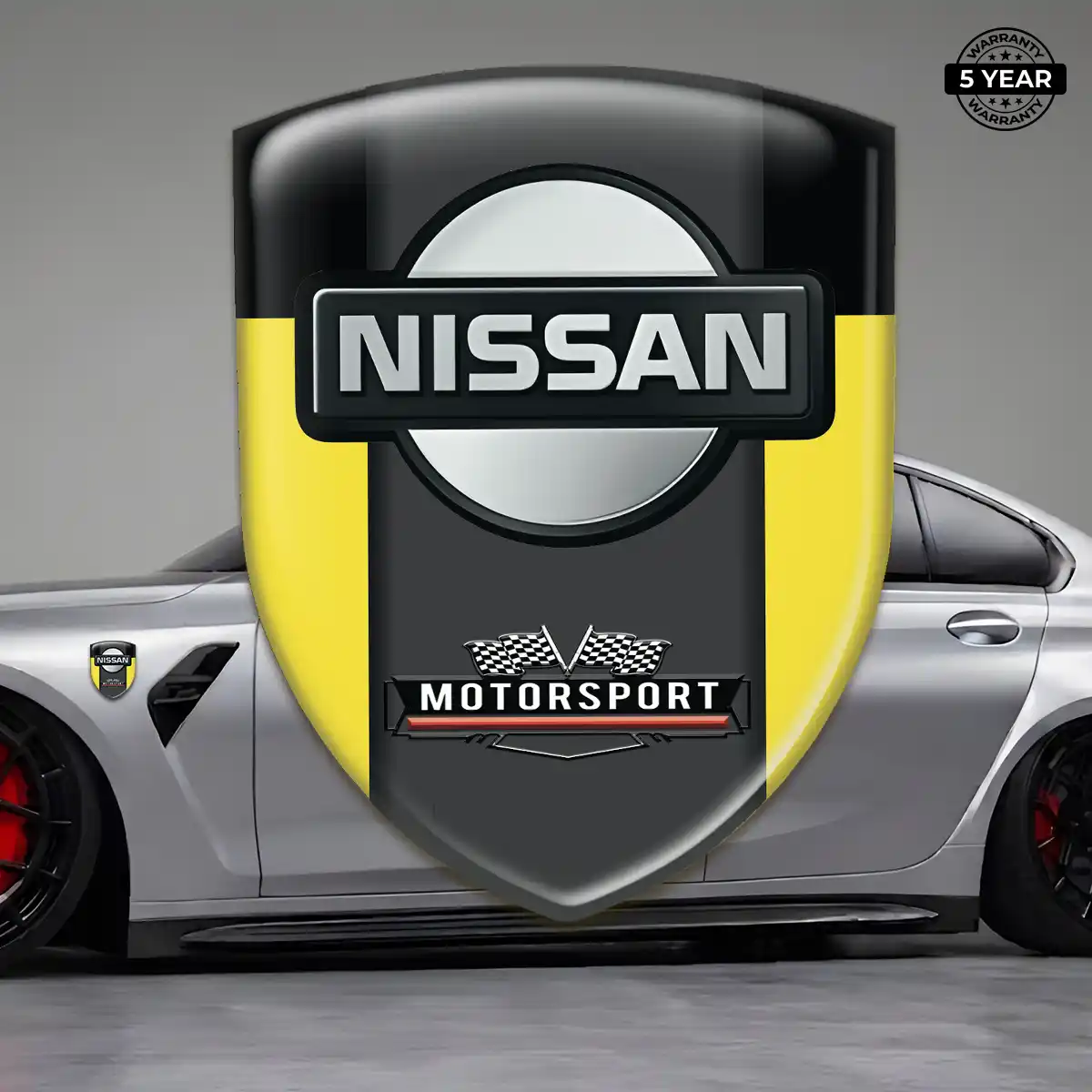 Nissan Car Emblem Overlay Outer Style