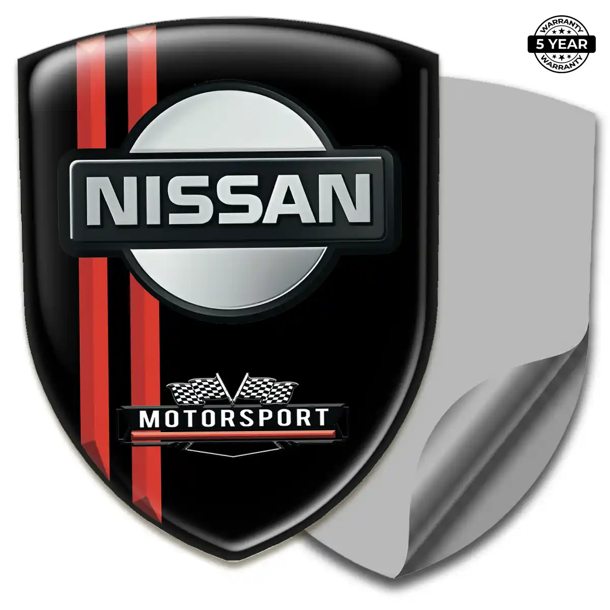Nissan Car Emblem Overlay Prestige Line