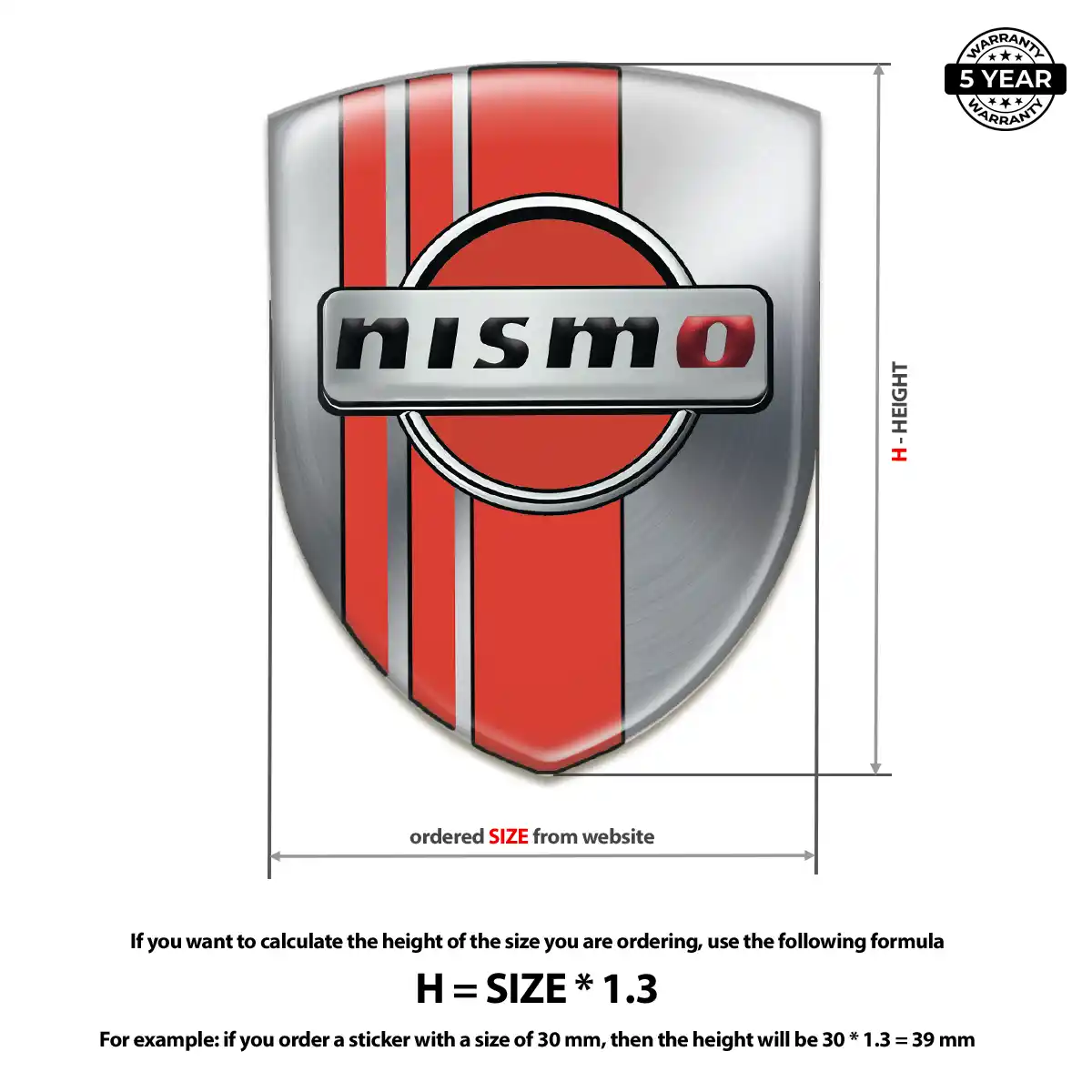 Nissan Car Emblem Overlay Prime Quality