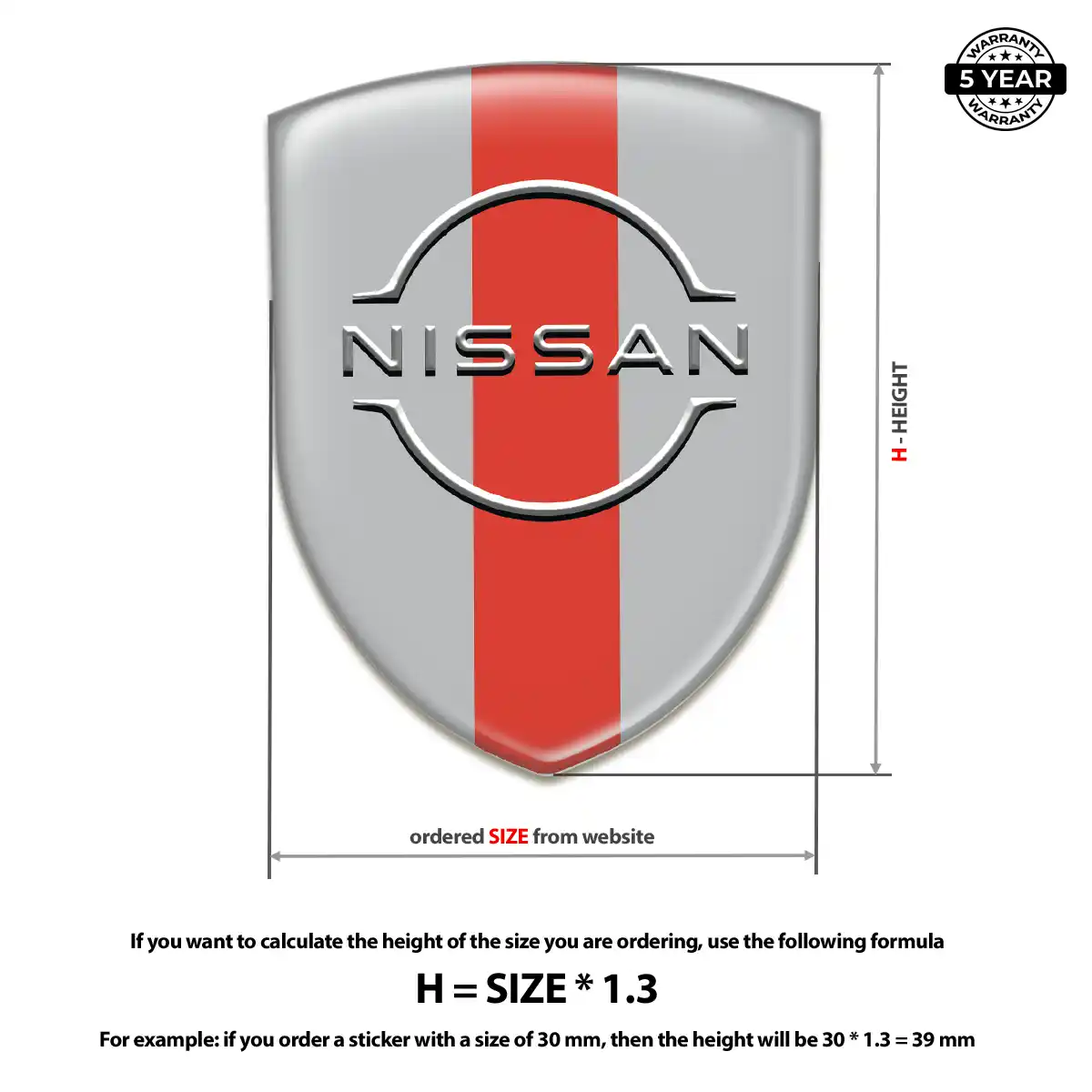 Nissan Car Emblem Overlay Refined Design