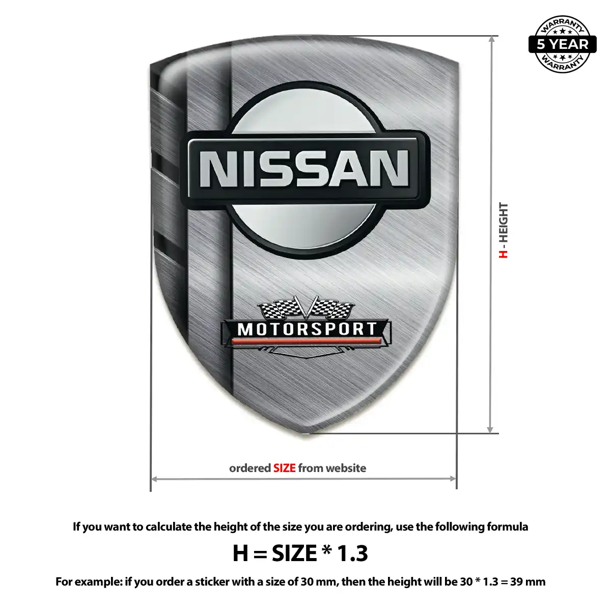 Nissan Car Emblem Overlay Sleek Style