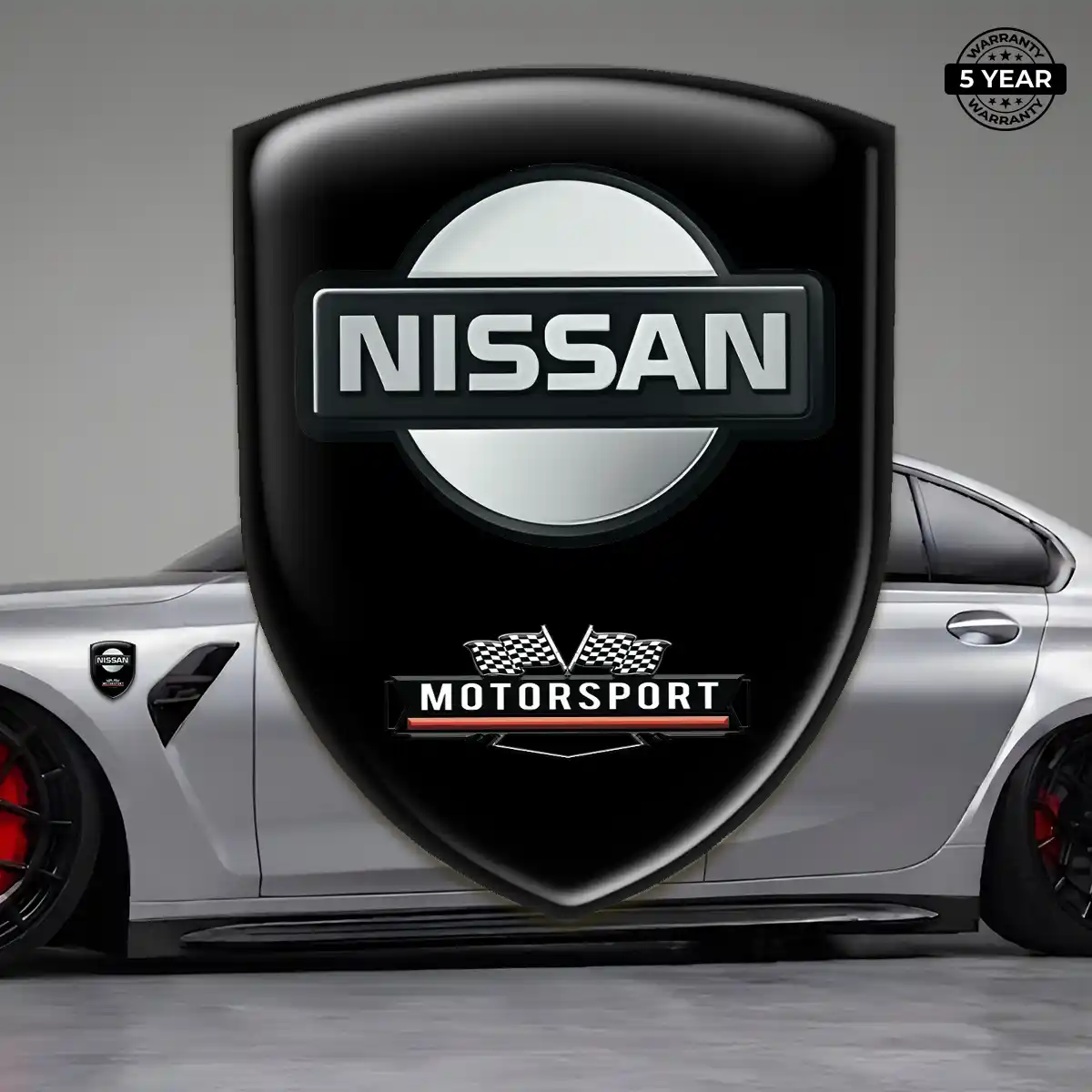 Nissan Car Emblem Sticker Exterior Luxe