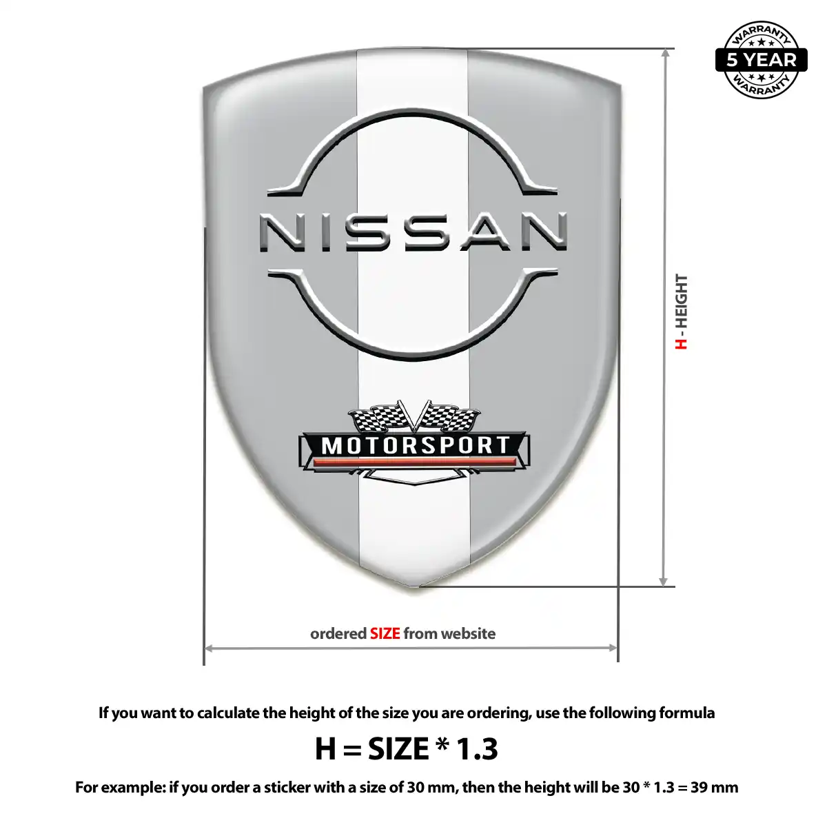 Nissan Car Emblem Sticker Noble Edition