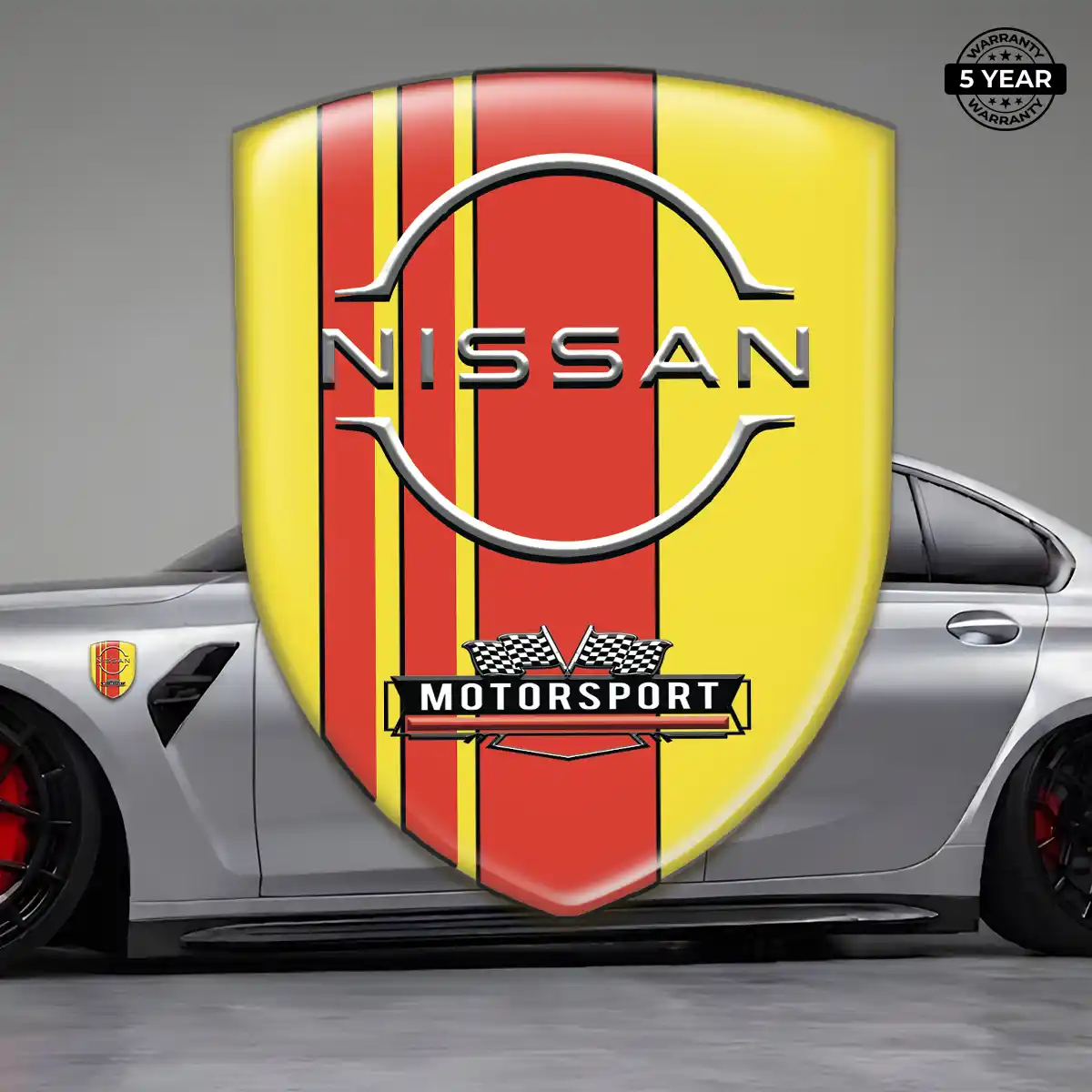 Nissan Car Emblem Sticker Premium Dome