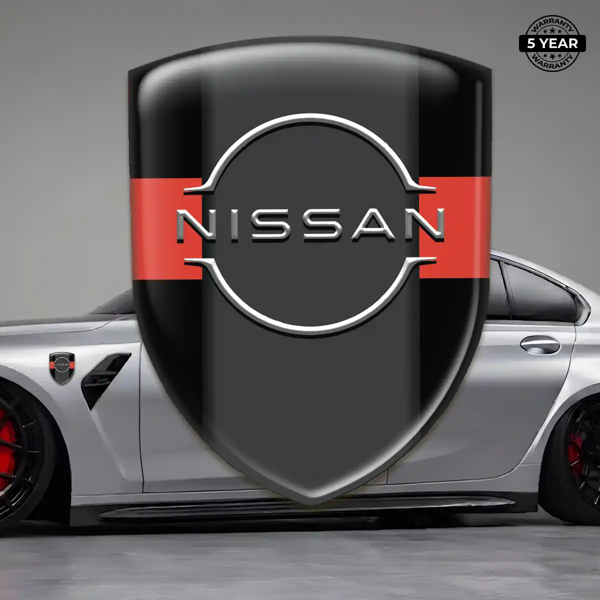 Nissan Car Emblem Sticker Prestige Line