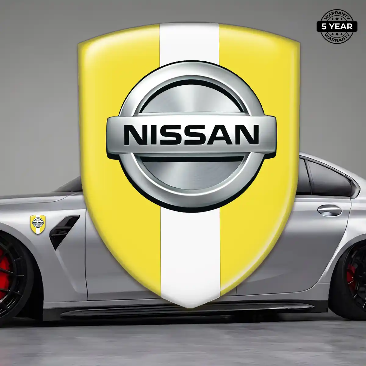 Nissan Car Emblem Sticker Refined Design