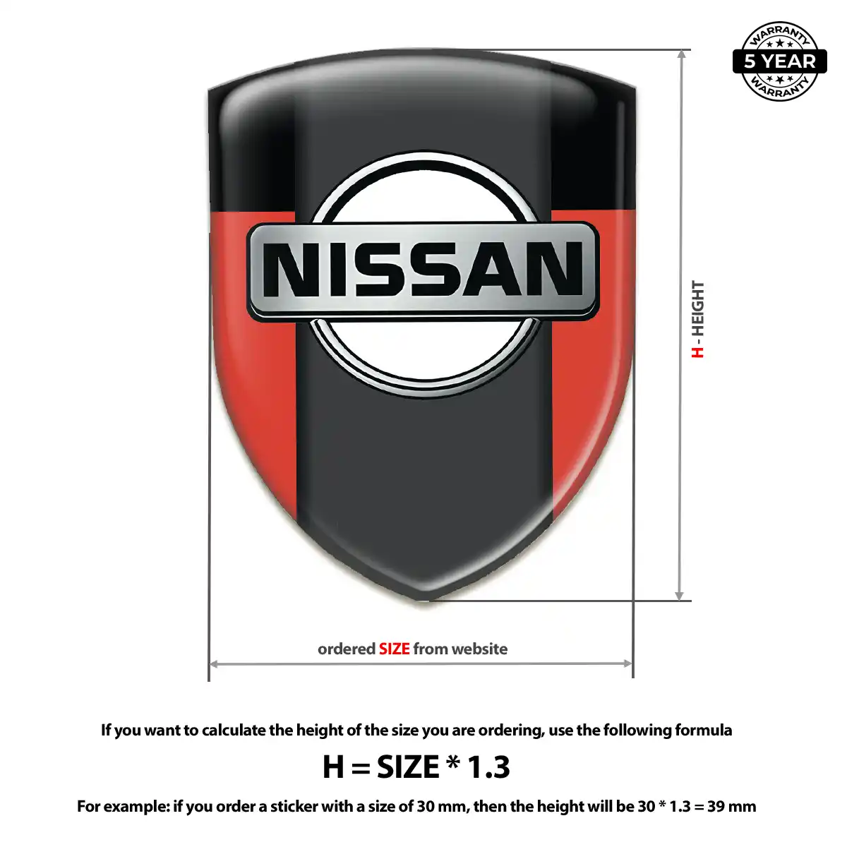 Nissan Car Emblem Sticker Street Tuning