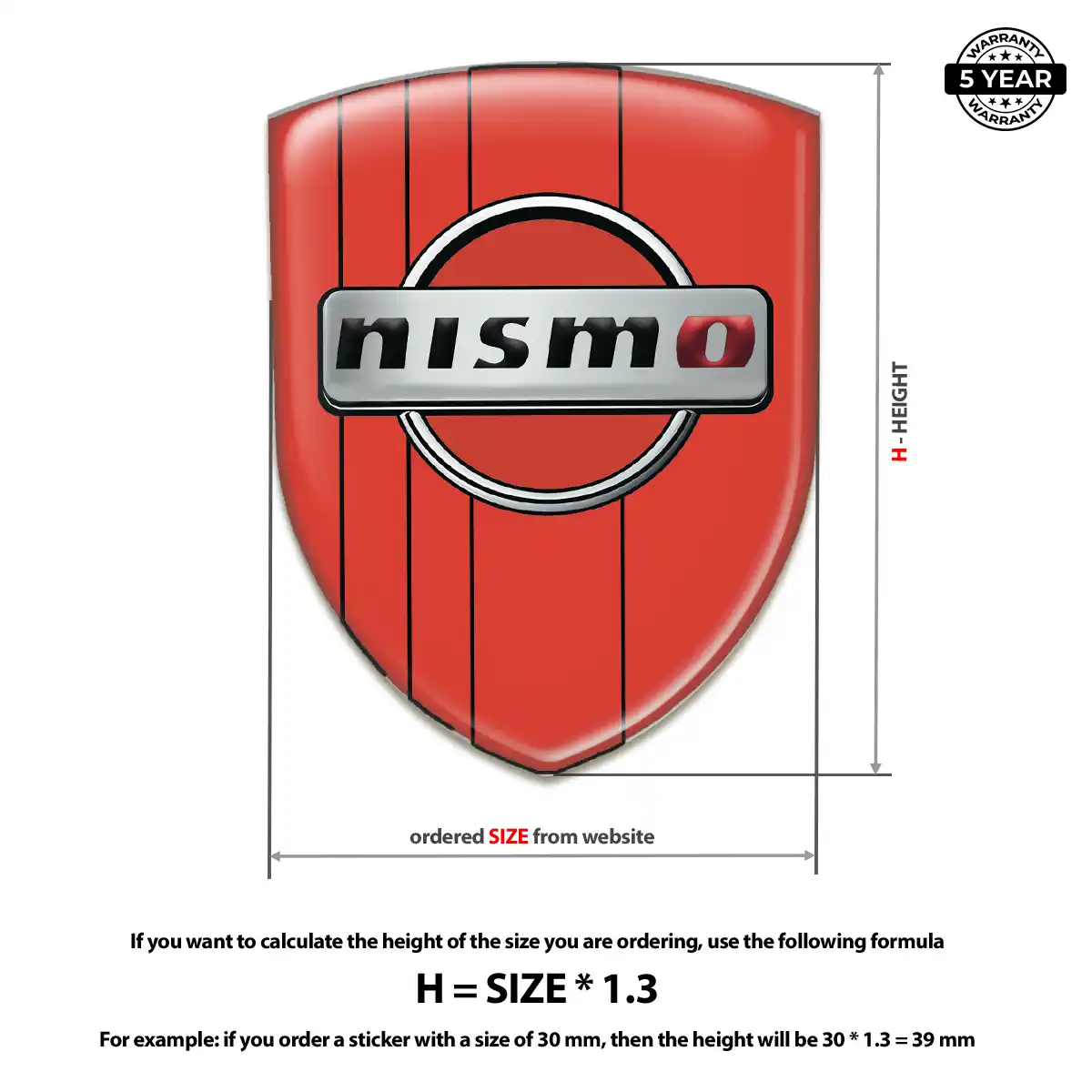 Nissan Car Logo Decal Deluxe Edition