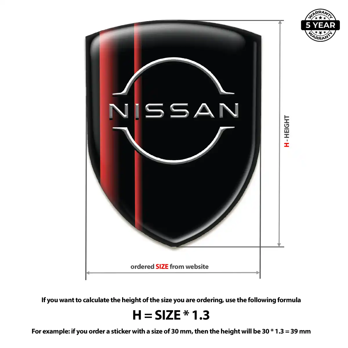 Nissan Car Logo Decal Exclusive Series