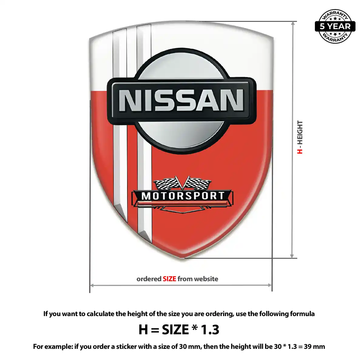 Nissan Car Logo Decal Interior Elegance