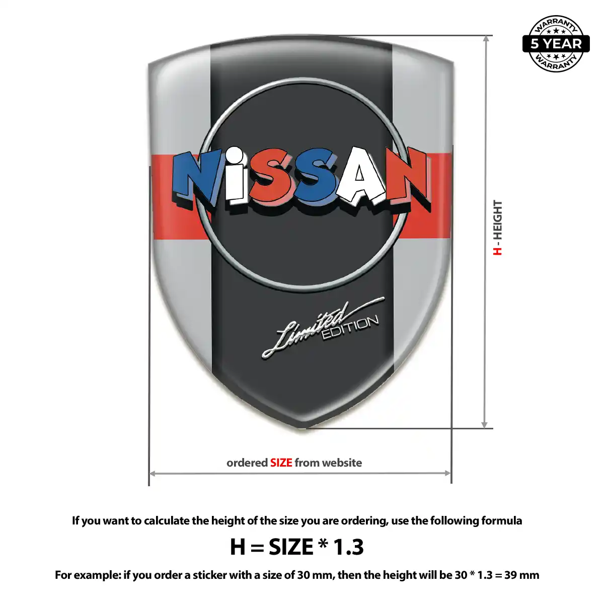 Nissan Car Logo Decal Noble Edition