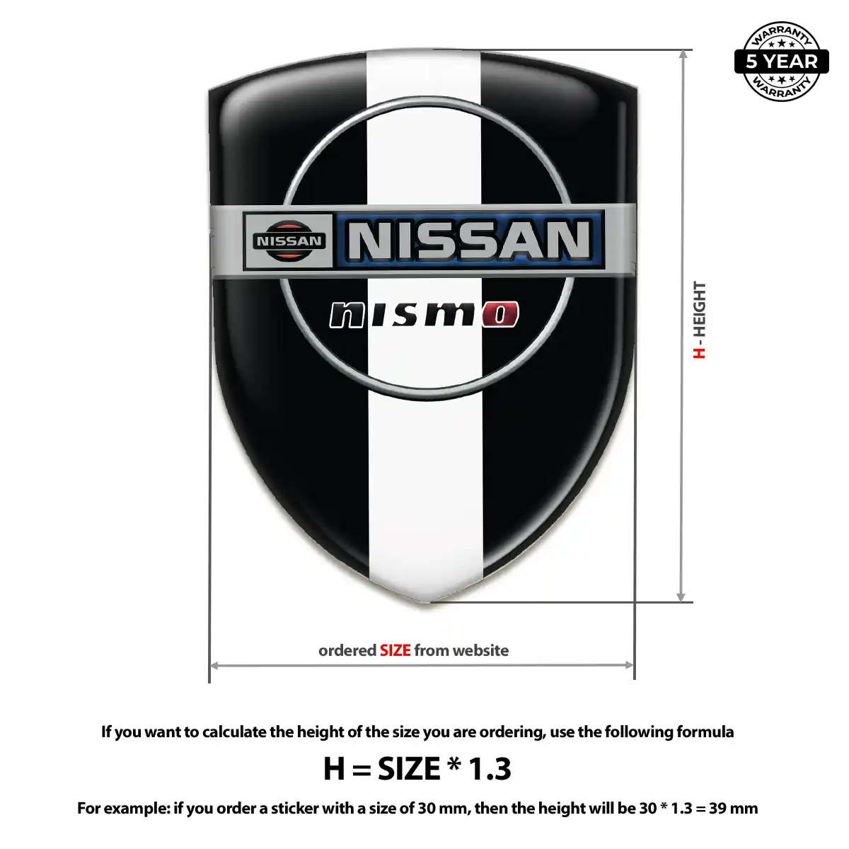 Nissan Car Logo Decal Outer Style