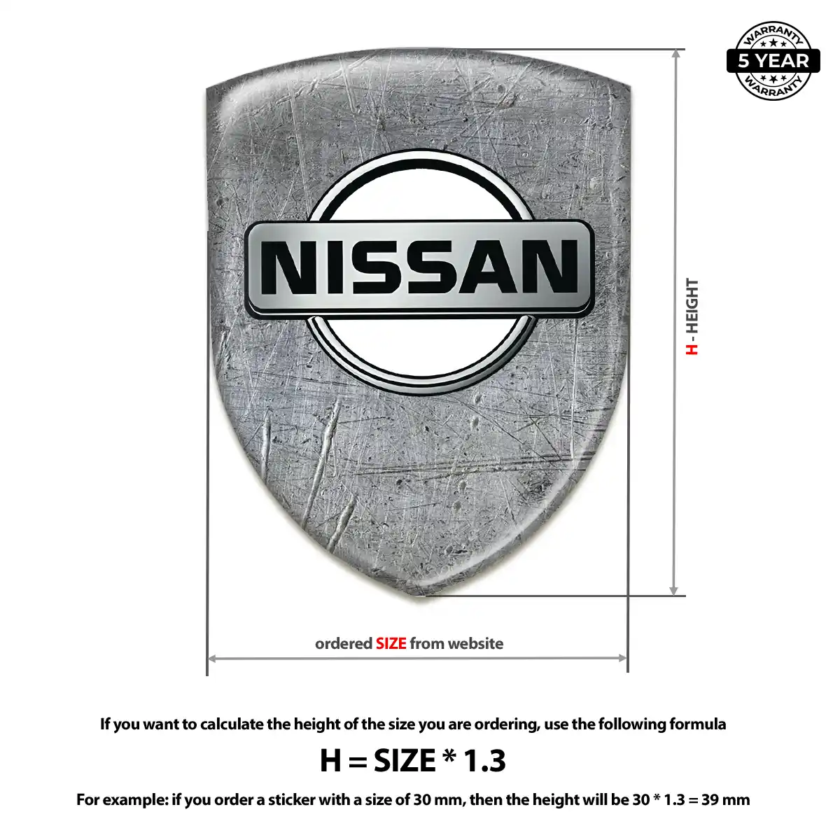 Nissan Car Logo Decal Prime Quality