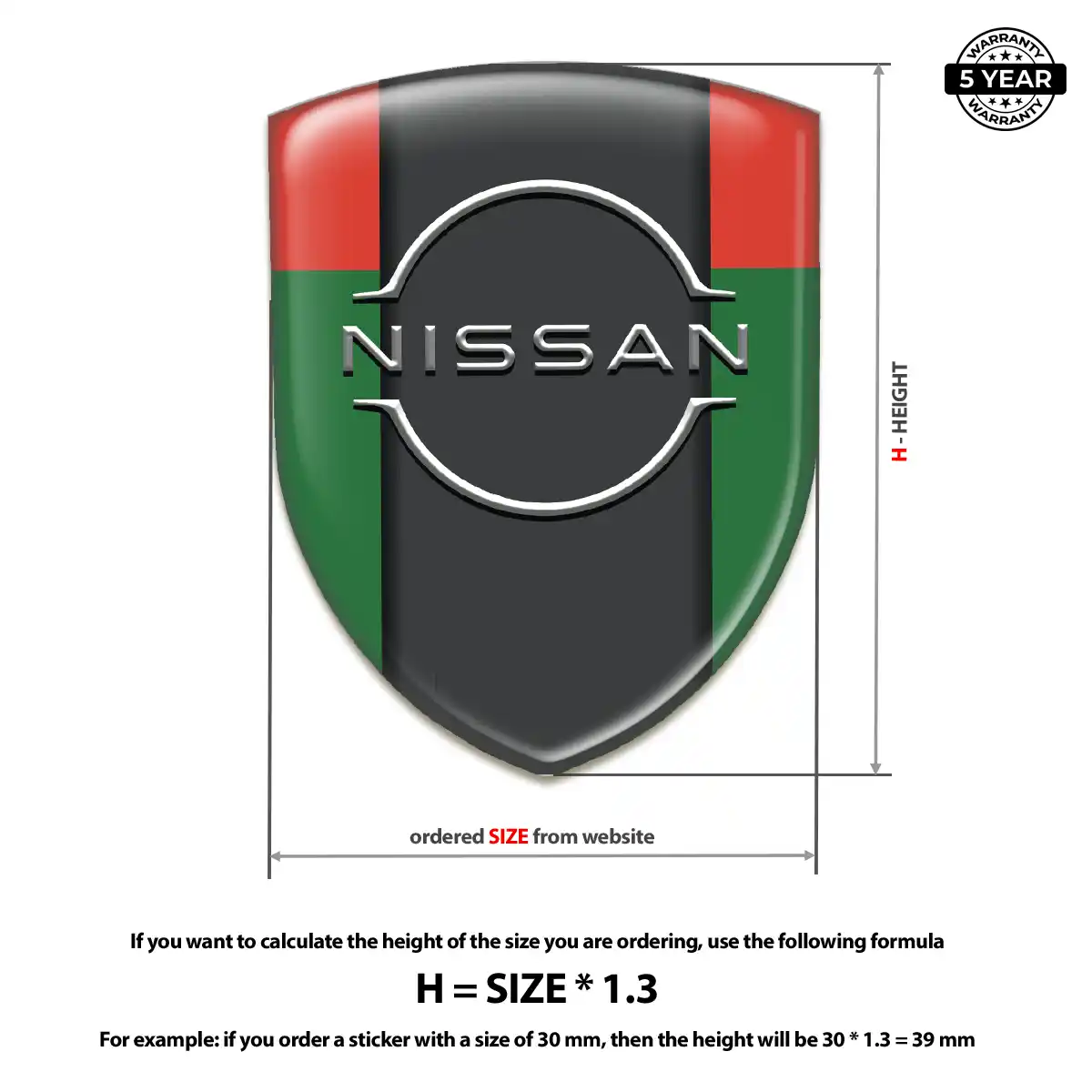 Nissan Car Logo Decal Refined Design