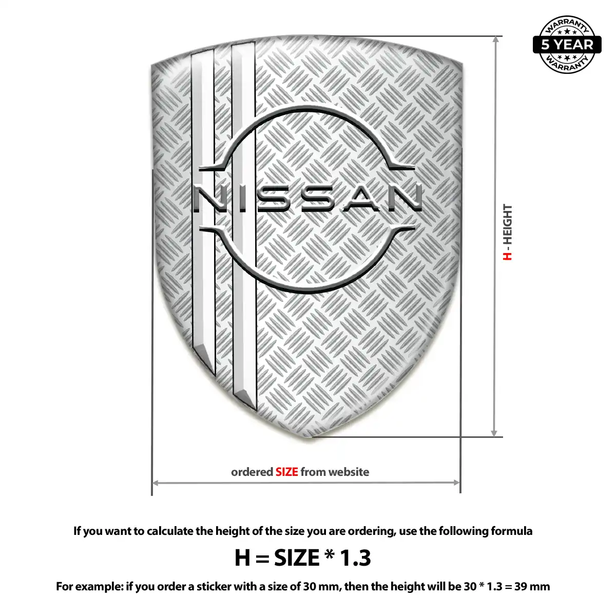 Nissan Car Logo Decal Signature Grade