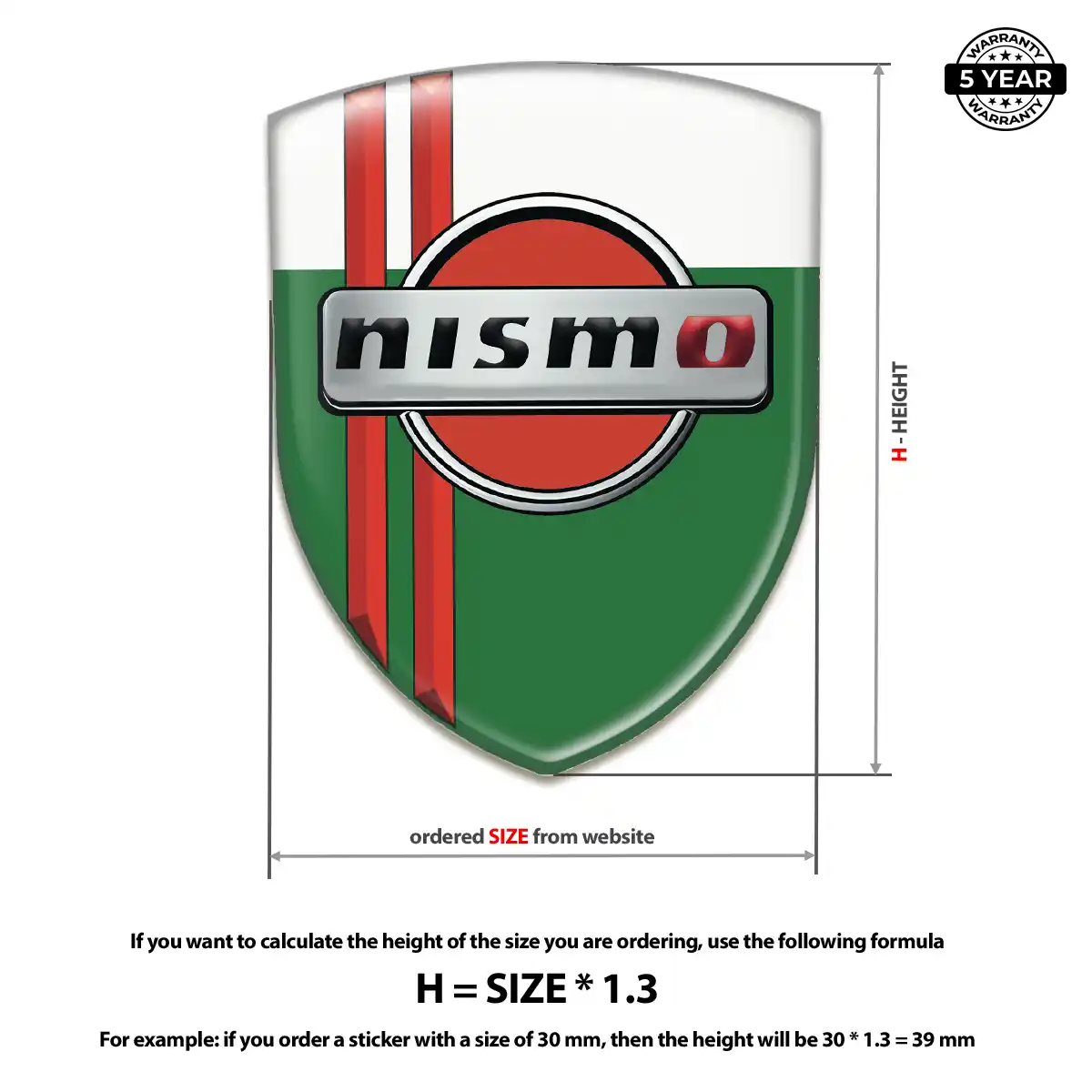 Nissan Crest Emblem Outer Style