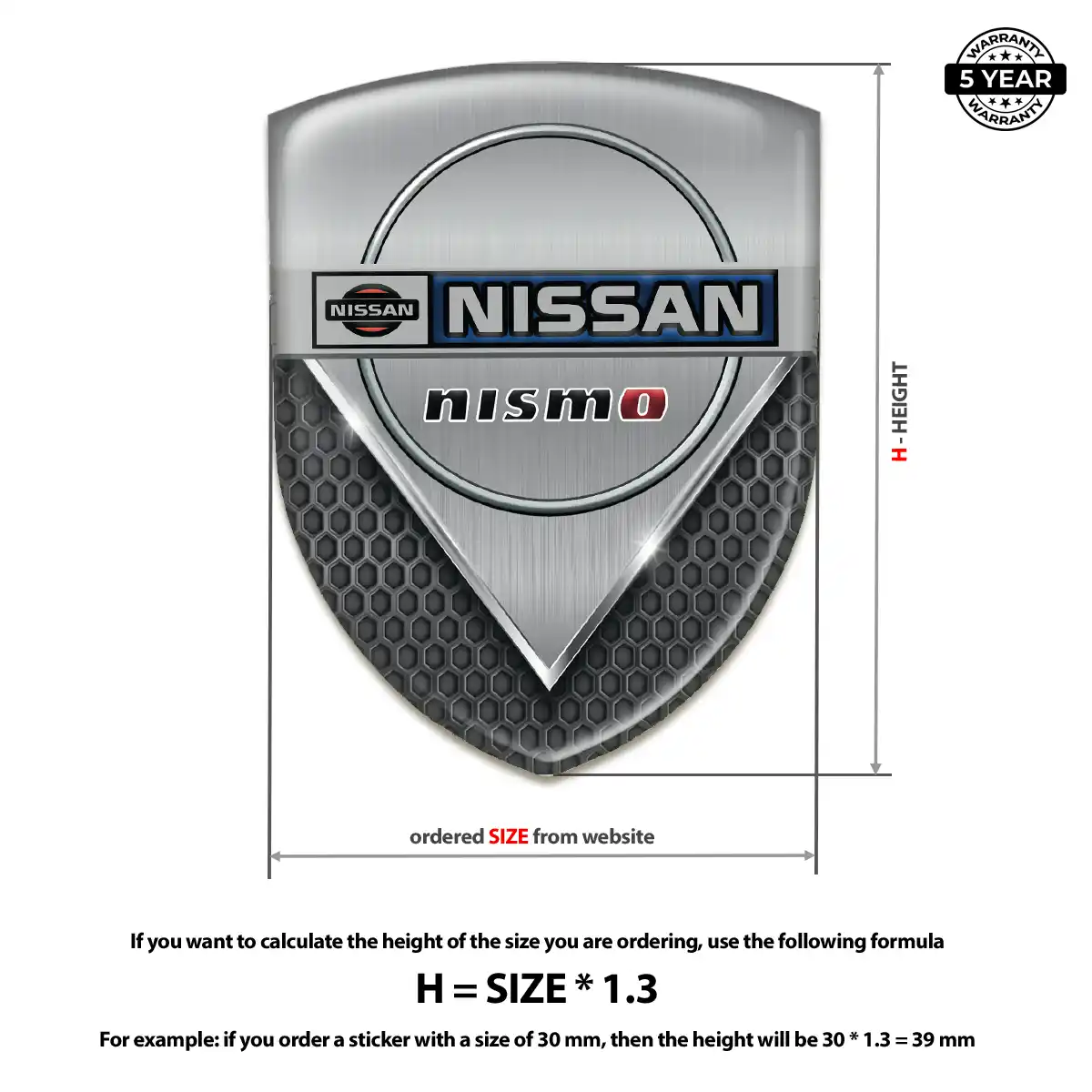 Nissan Crest Emblem Performance Style