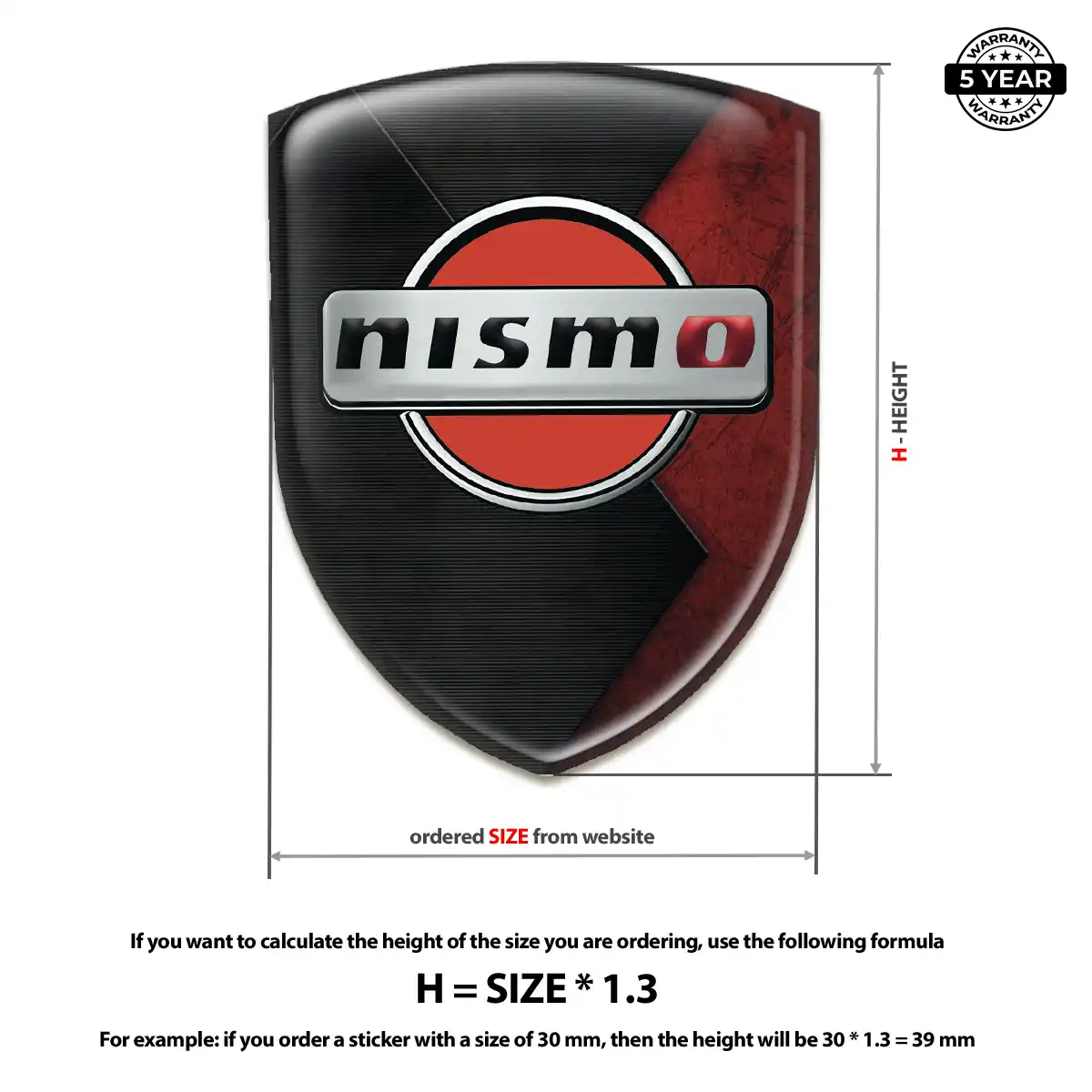 Nissan Crest Emblem Prime Quality