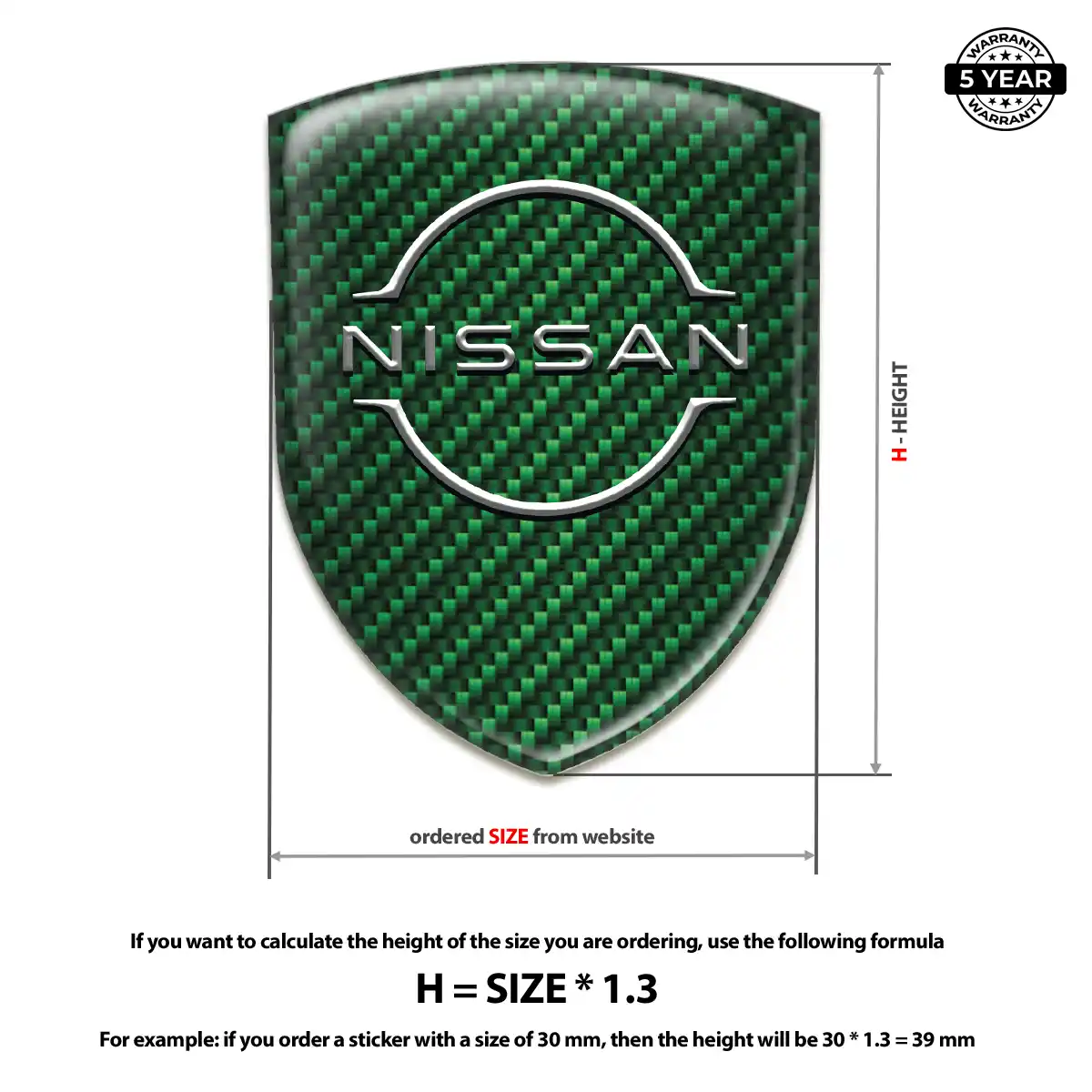 Nissan Crest Emblem Resin Elite